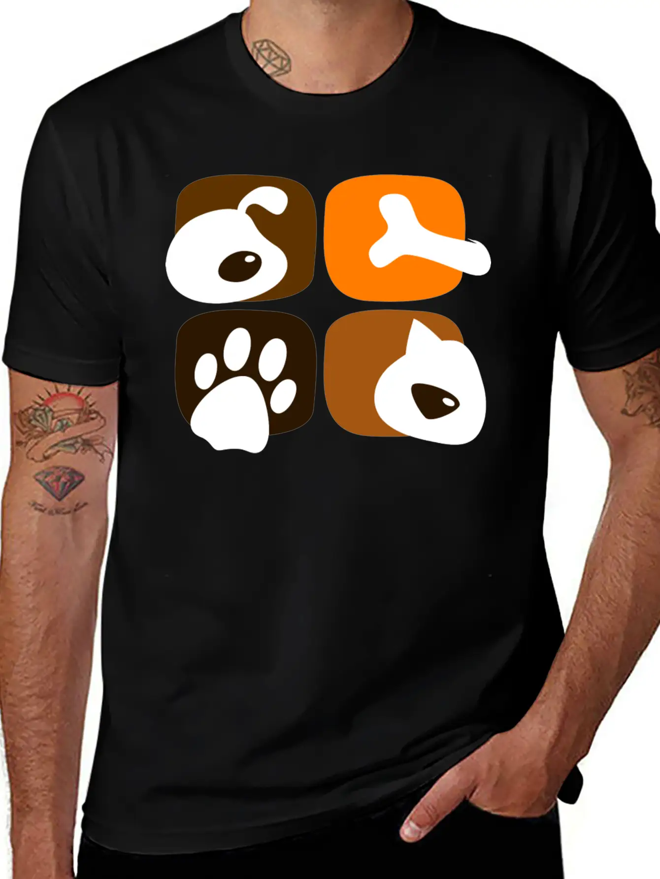 Animal Lovers - High Quality Design Stylish Everyday T-Shirt – Unisex Basic Cotton Tee