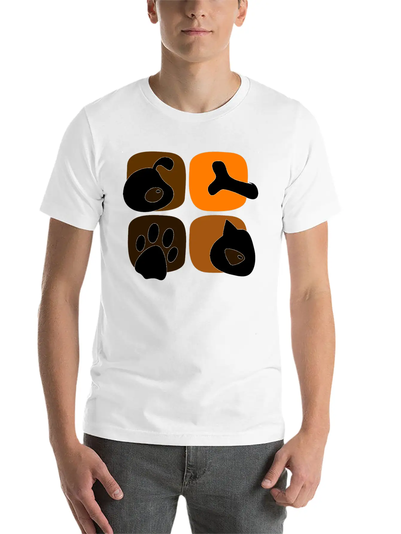 Animal Lovers - High Quality Design Stylish Everyday T-Shirt – Unisex Basic Cotton Tee