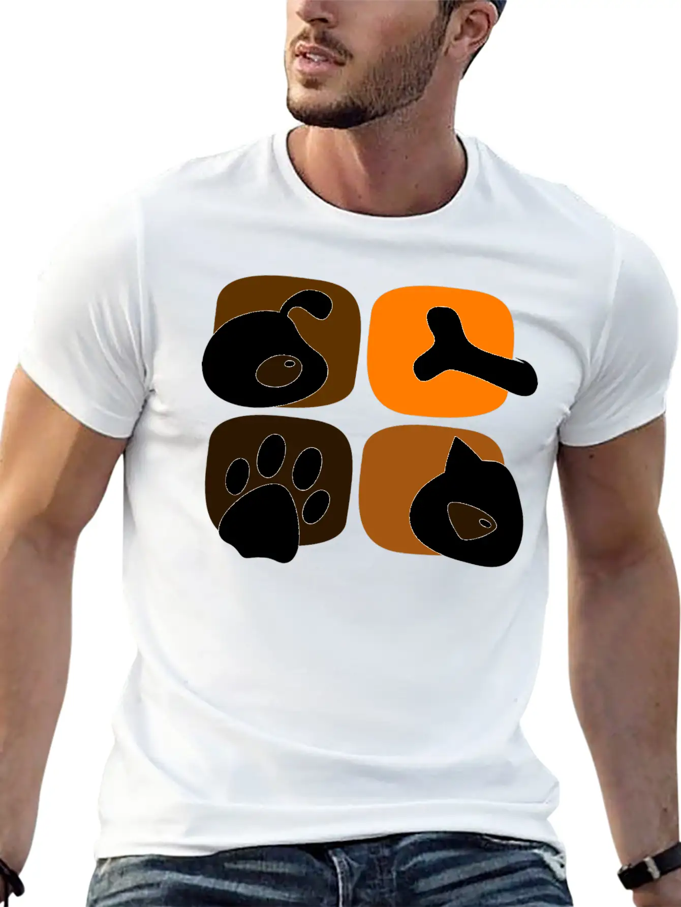 Animal Lovers - High Quality Design Stylish Everyday T-Shirt – Unisex Basic Cotton Tee