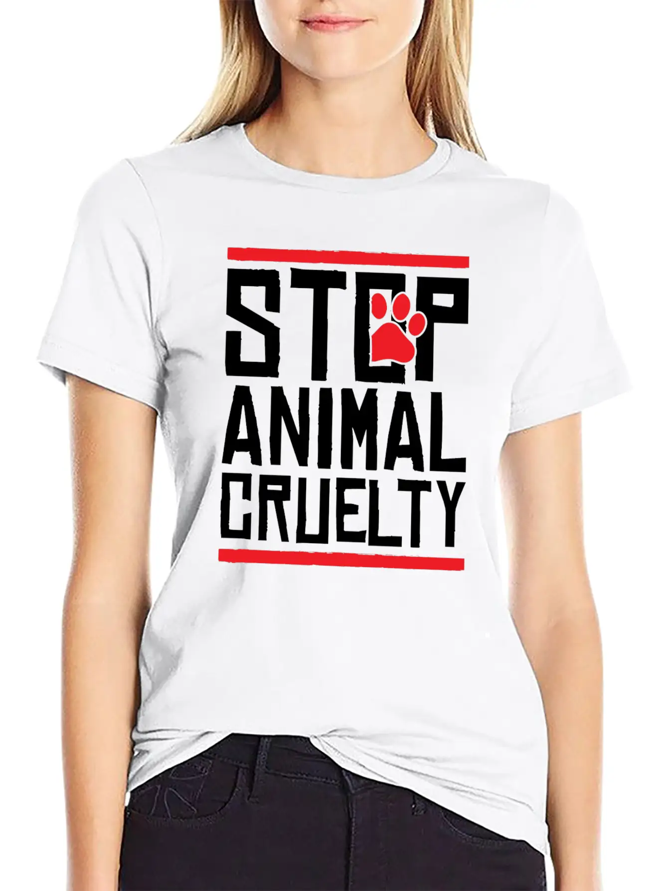 Animals Stop Brutality Cool Gift Essential Unisex Summer Tee – Soft Cotton Casual Fit
