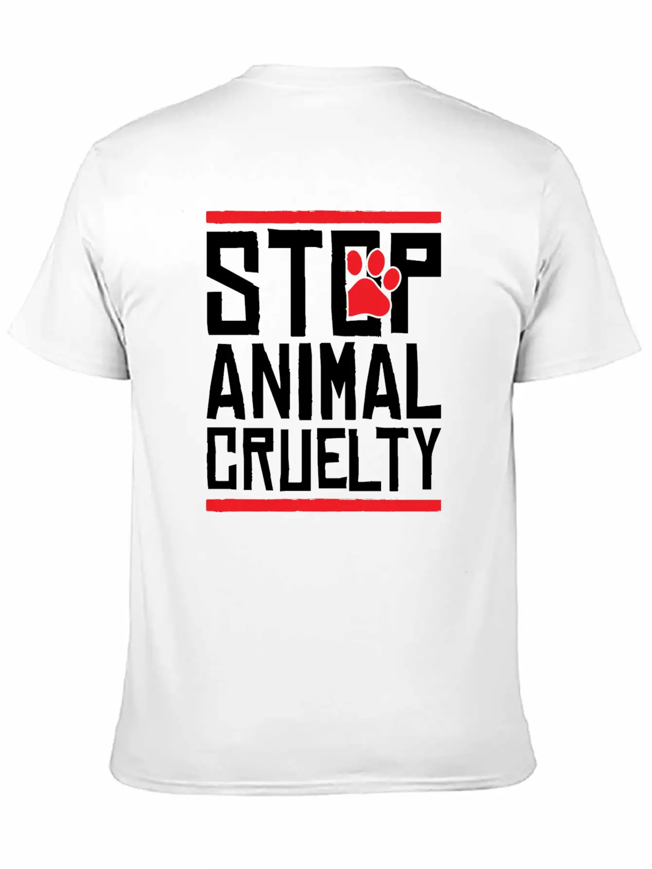 Animals Stop Brutality Cool Gift Essential Unisex Summer Tee – Soft Cotton Casual Fit