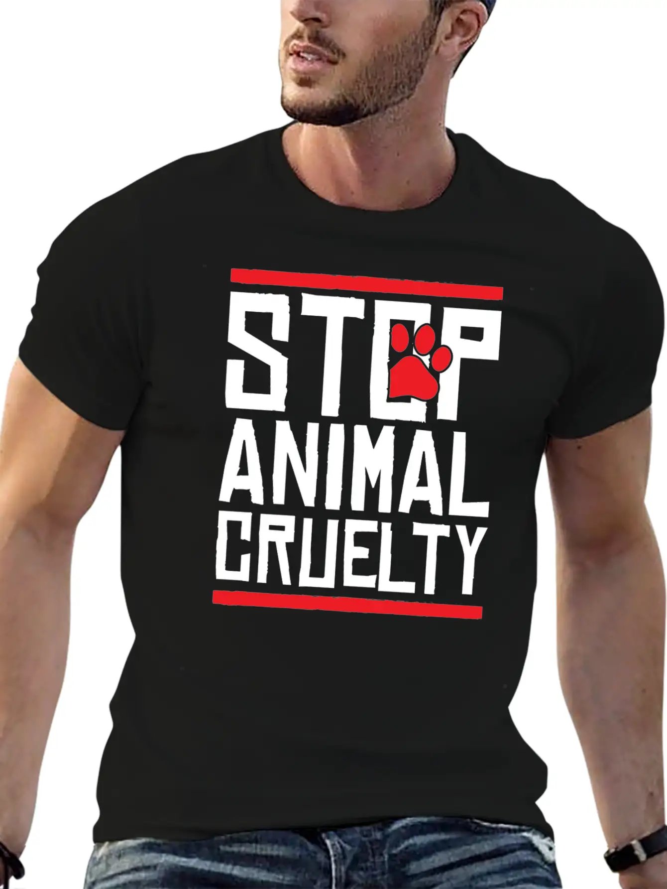 Animals Stop Brutality Cool Gift Essential Unisex Summer Tee – Soft Cotton Casual Fit