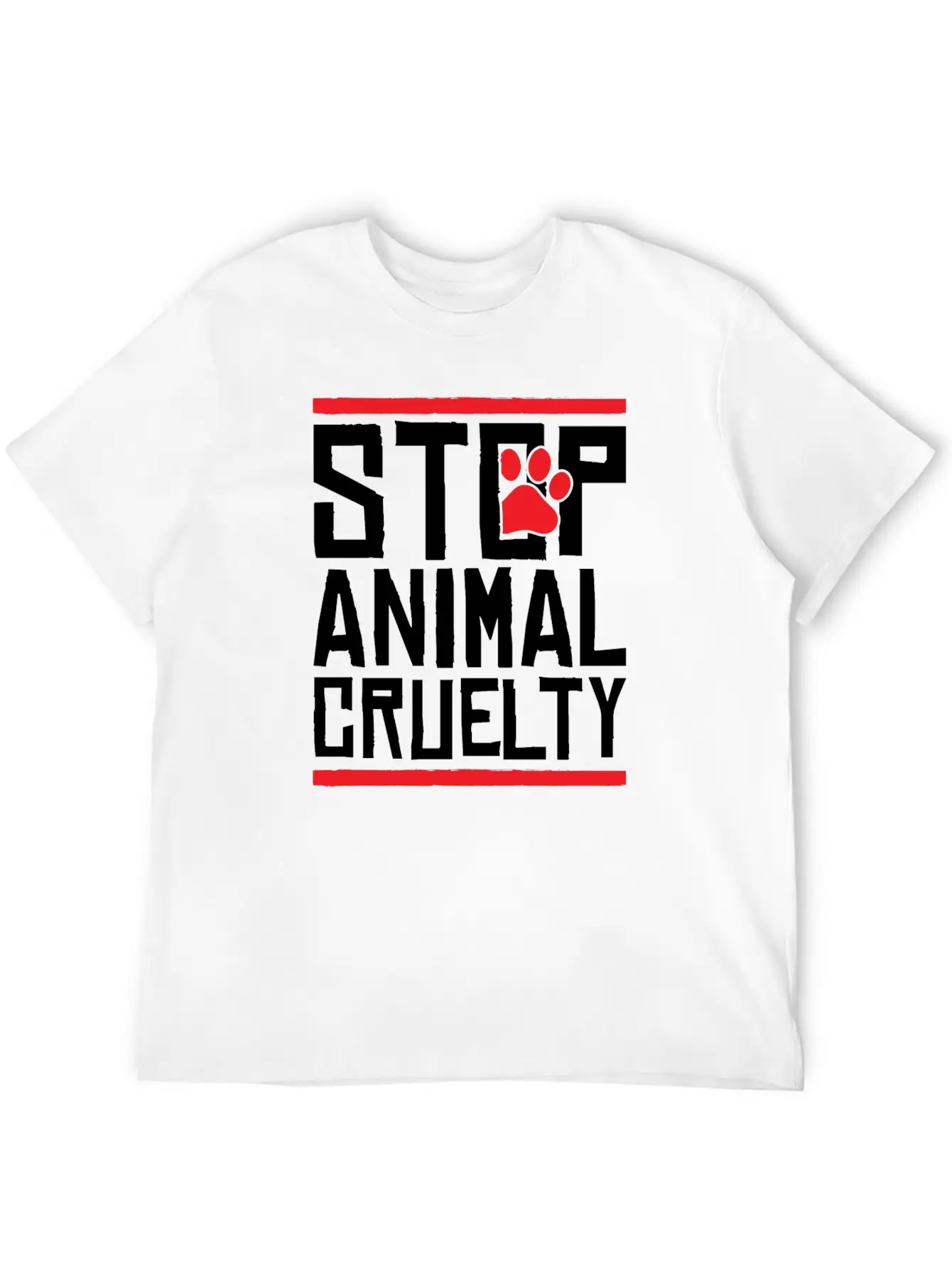 Animals Stop Brutality Cool Gift Essential Unisex Summer Tee – Soft Cotton Casual Fit