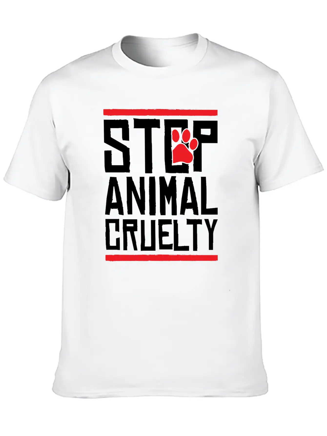 Animals Stop Brutality Cool Gift Essential Unisex Summer Tee – Soft Cotton Casual Fit