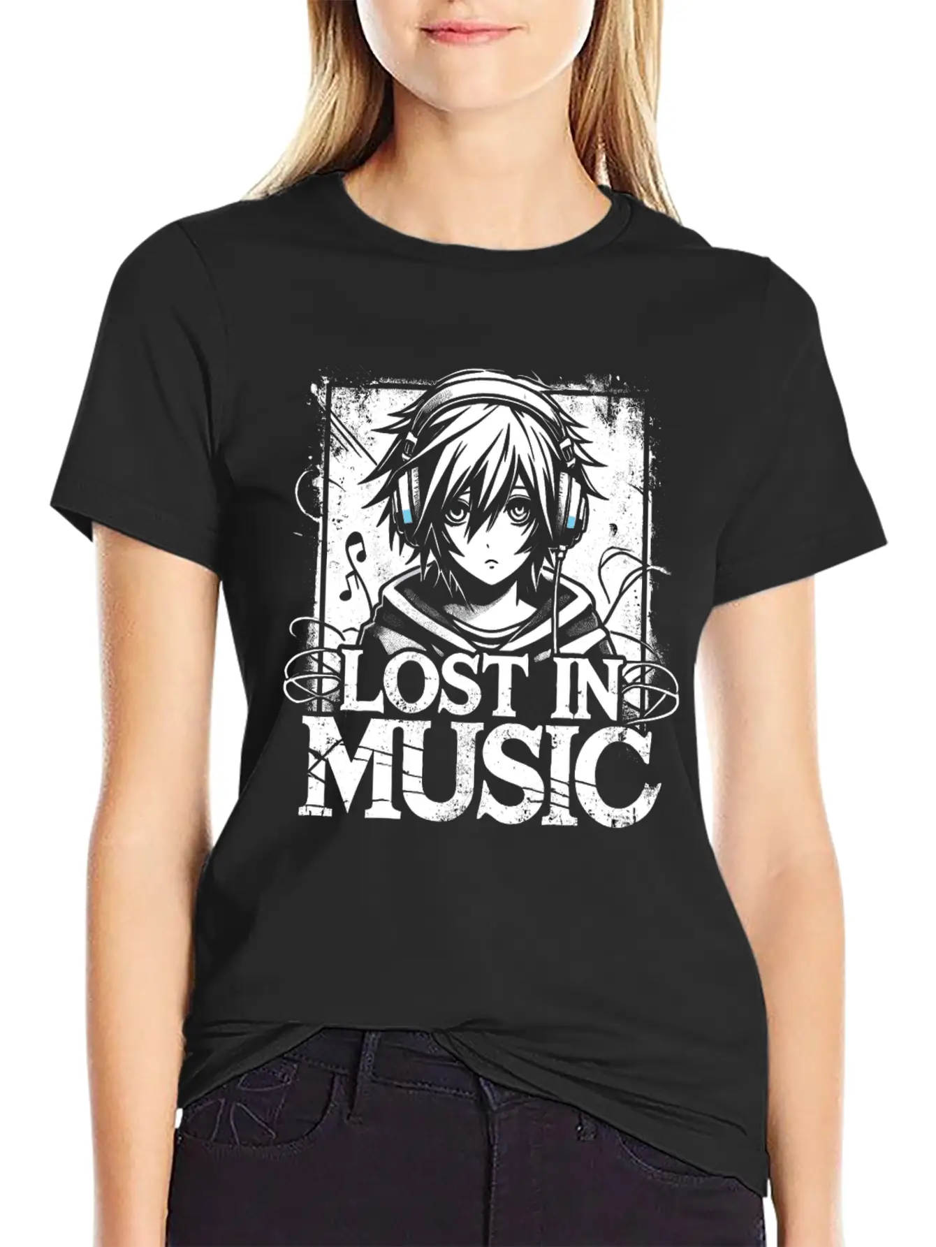 Anime Emo Goth Kawaii Otaku Manga Alternative Comfortable Minimalist Graphic Tee – Summer Style Essential