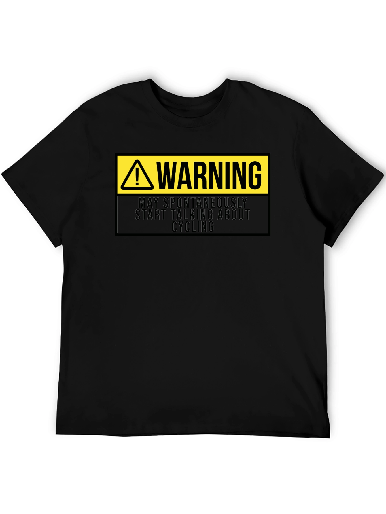 Warning: May Spontaneously Talk Cycling T-Shirt