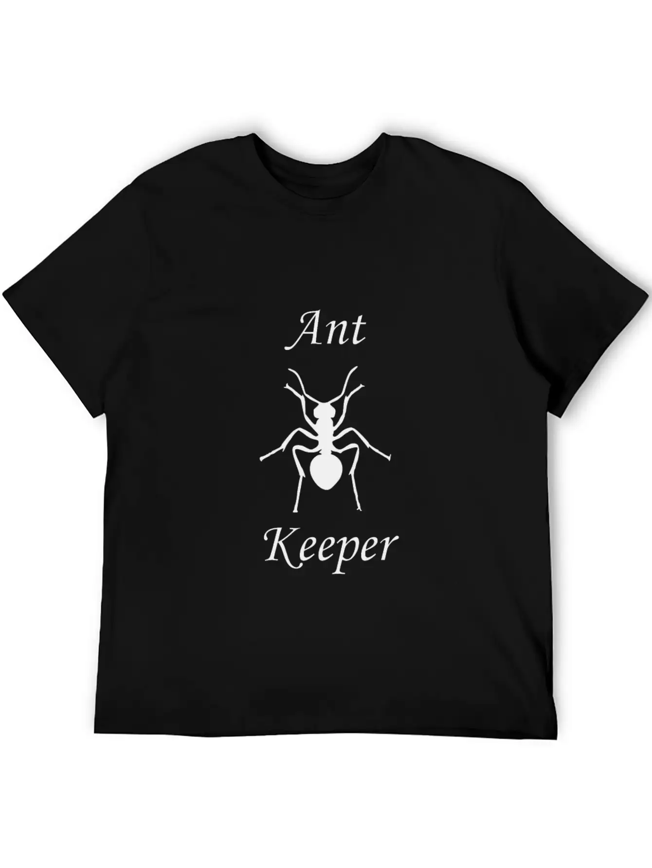 Ant Keeper (black) Comfortable Minimalist Graphic Tee – Summer Style Essential
