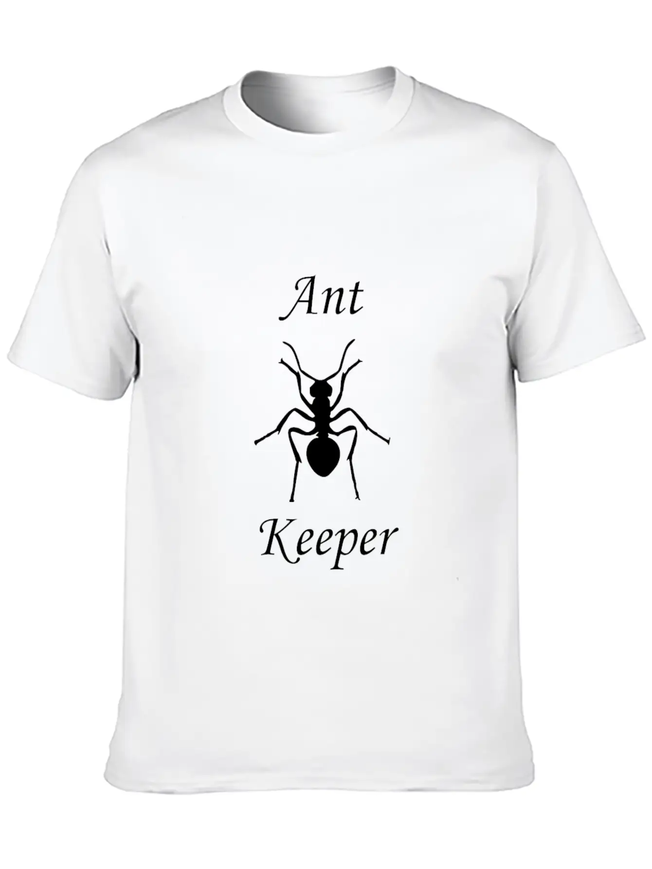 Ant Keeper (black) Comfortable Minimalist Graphic Tee – Summer Style Essential