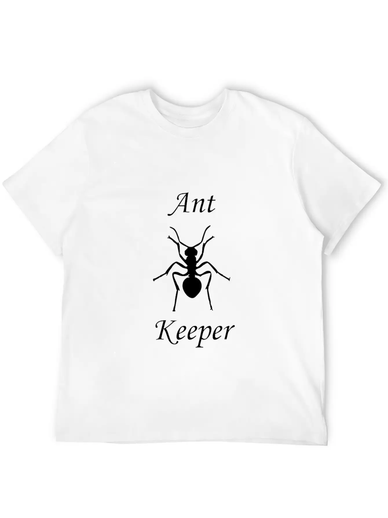 Ant Keeper (black) Comfortable Minimalist Graphic Tee – Summer Style Essential
