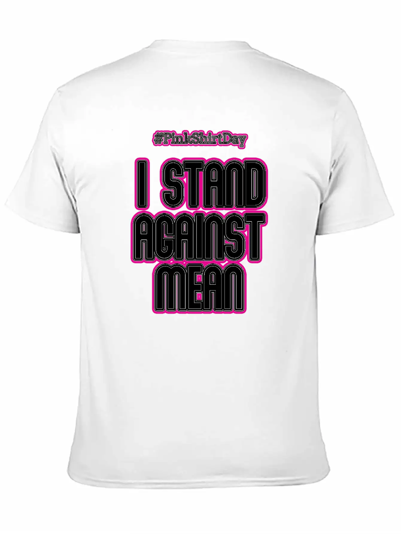 Anti Bullying Pink Shirt Day I Stand Against Mean Timeless Short Sleeve Tee – Comfy And Minimalist Design