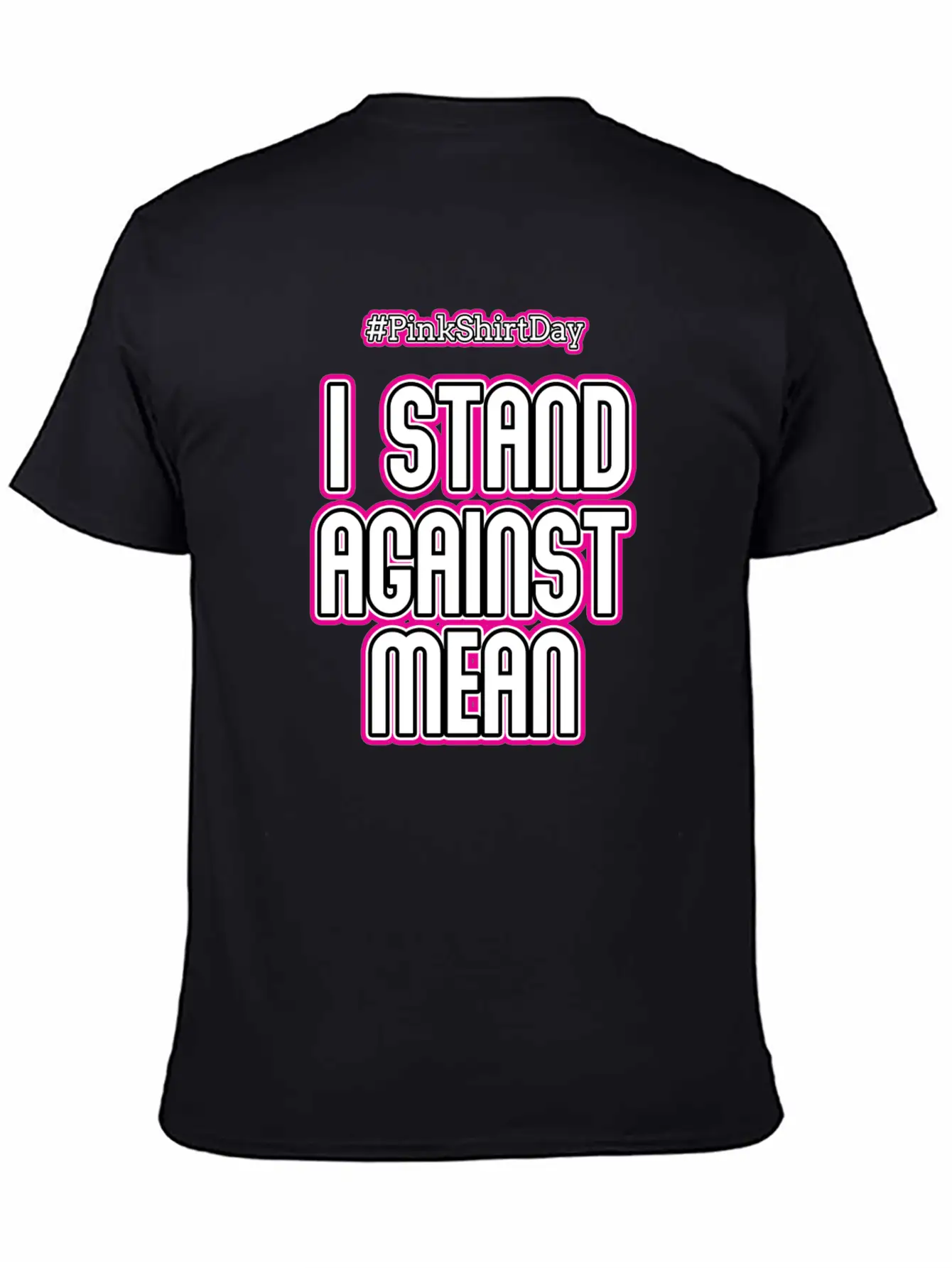 Anti Bullying Pink Shirt Day I Stand Against Mean Timeless Short Sleeve Tee – Comfy And Minimalist Design