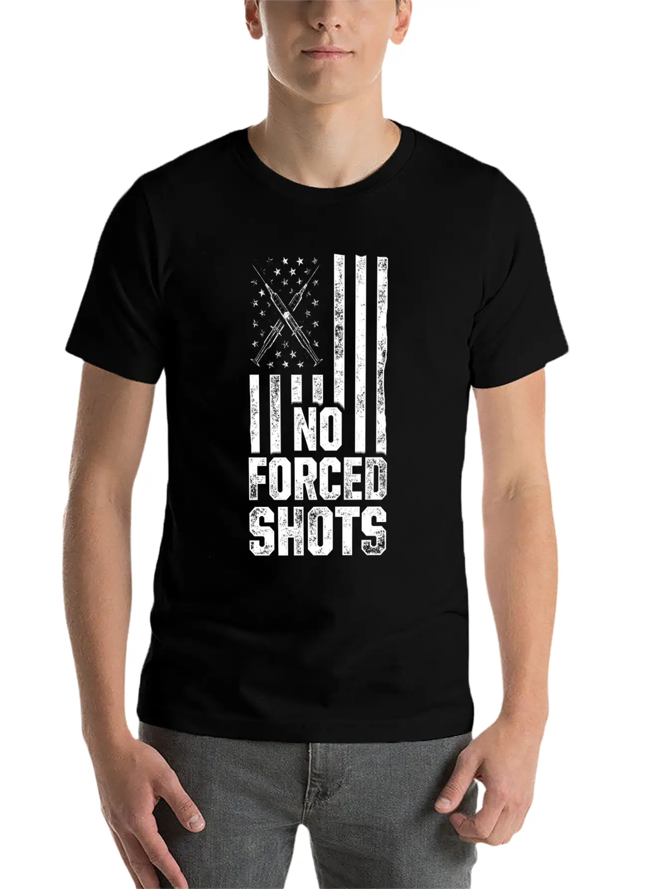 Anti Mandatory Vaccine Immunize Against Stylish Everyday T-Shirt – Unisex Basic Cotton Tee