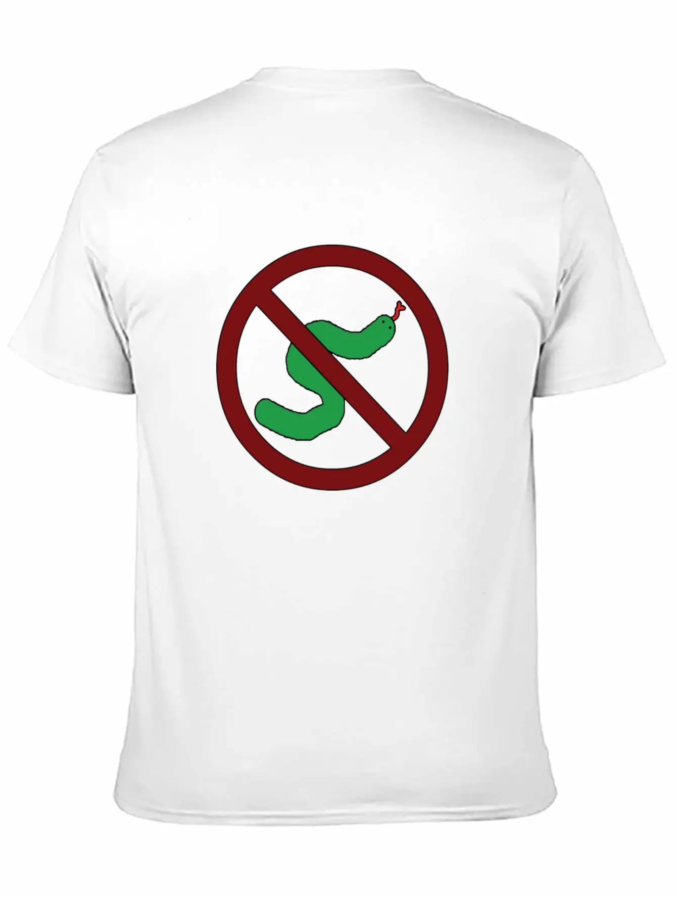 Anti-Snake Unisex Short Sleeve Soft Cotton T-Shirt – Casual Everyday Wear