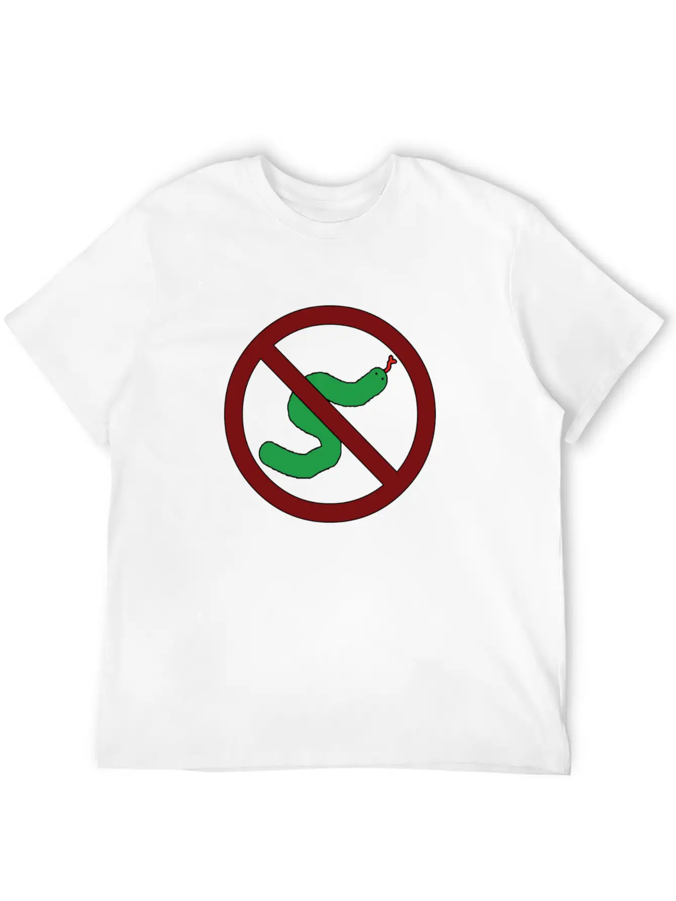 Anti-Snake Unisex Short Sleeve Soft Cotton T-Shirt – Casual Everyday Wear