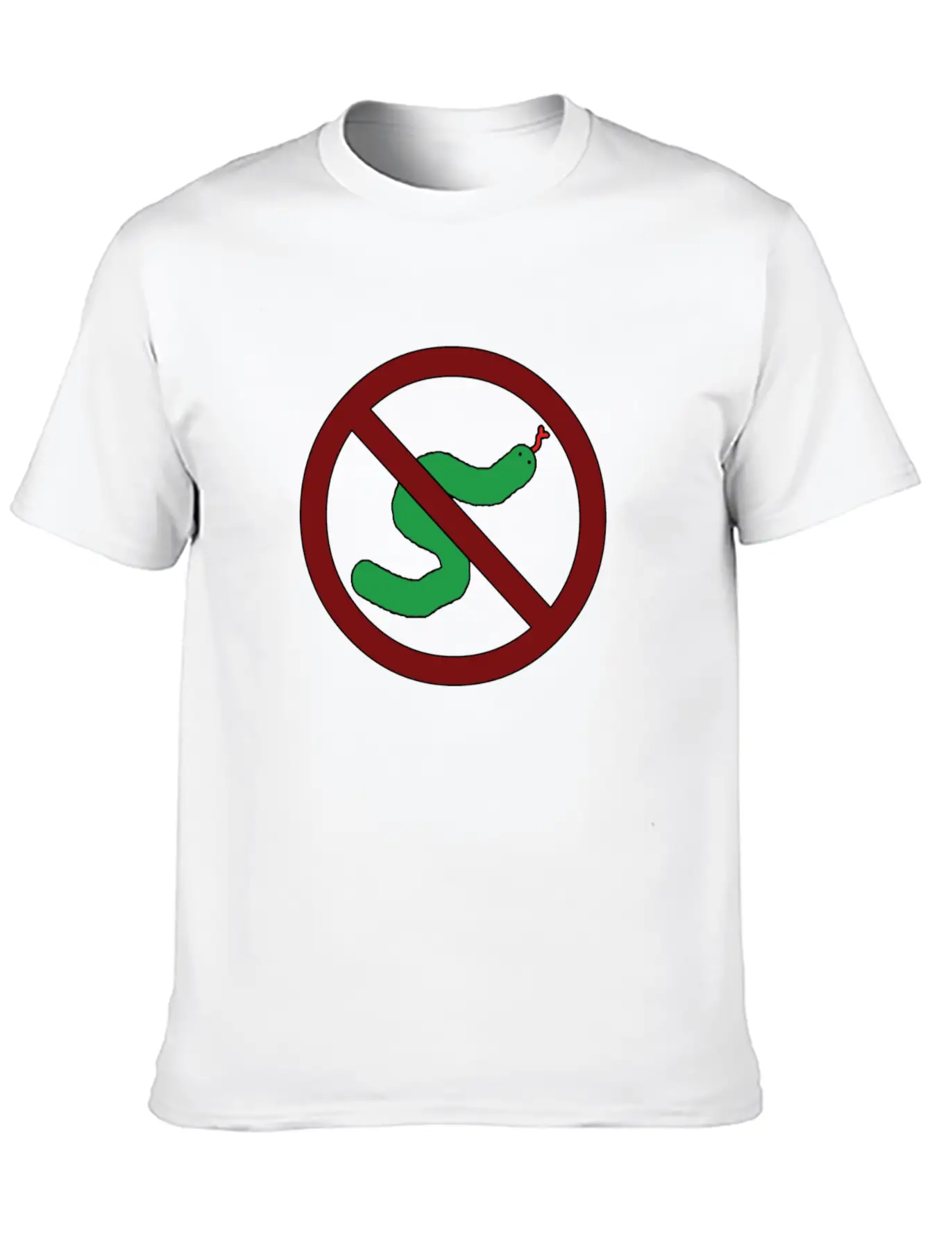 Anti-Snake Unisex Short Sleeve Soft Cotton T-Shirt – Casual Everyday Wear