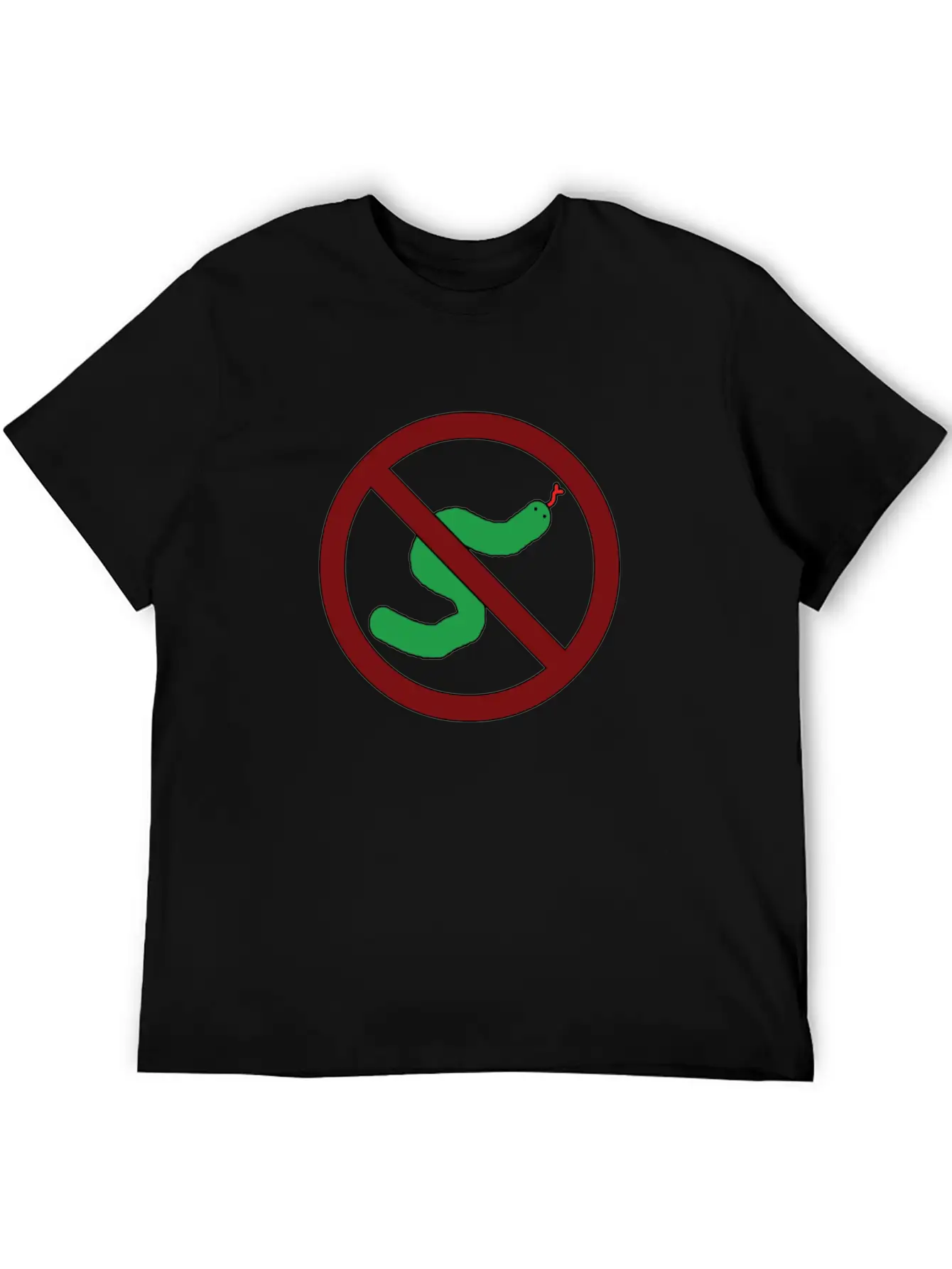 Anti-Snake Unisex Short Sleeve Soft Cotton T-Shirt – Casual Everyday Wear