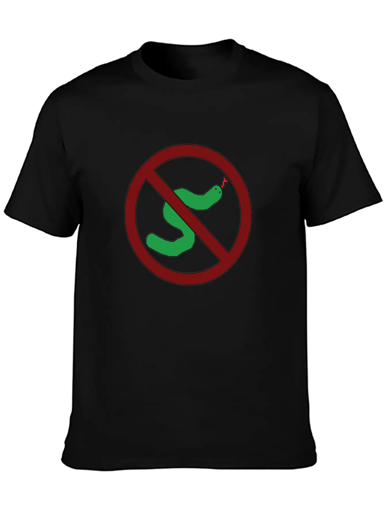 Anti-Snake Unisex Short Sleeve Soft Cotton T-Shirt – Casual Everyday Wear