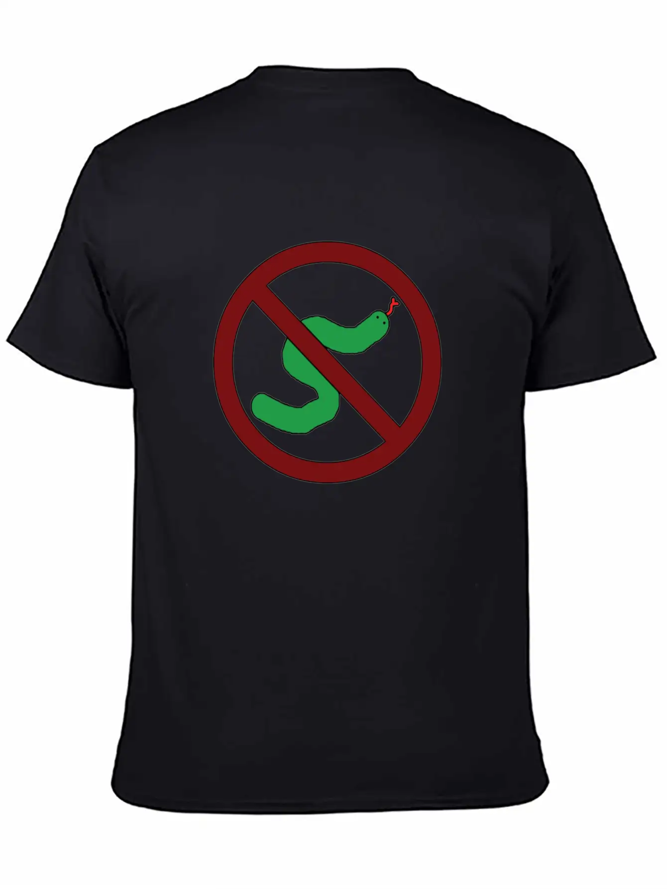 Anti-Snake Unisex Short Sleeve Soft Cotton T-Shirt – Casual Everyday Wear
