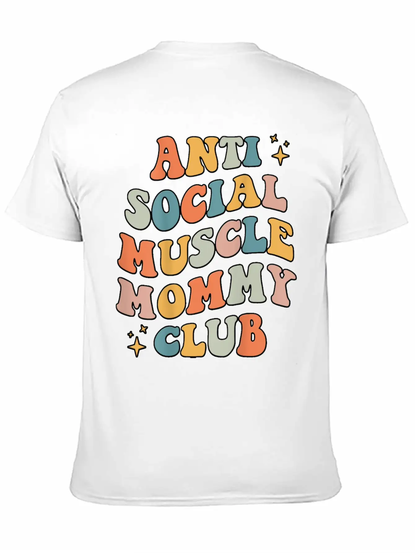 Anti Social Muscle Mommy Club Groovy Pump Cover Comfortable Minimalist Graphic Tee – Summer Style Essential