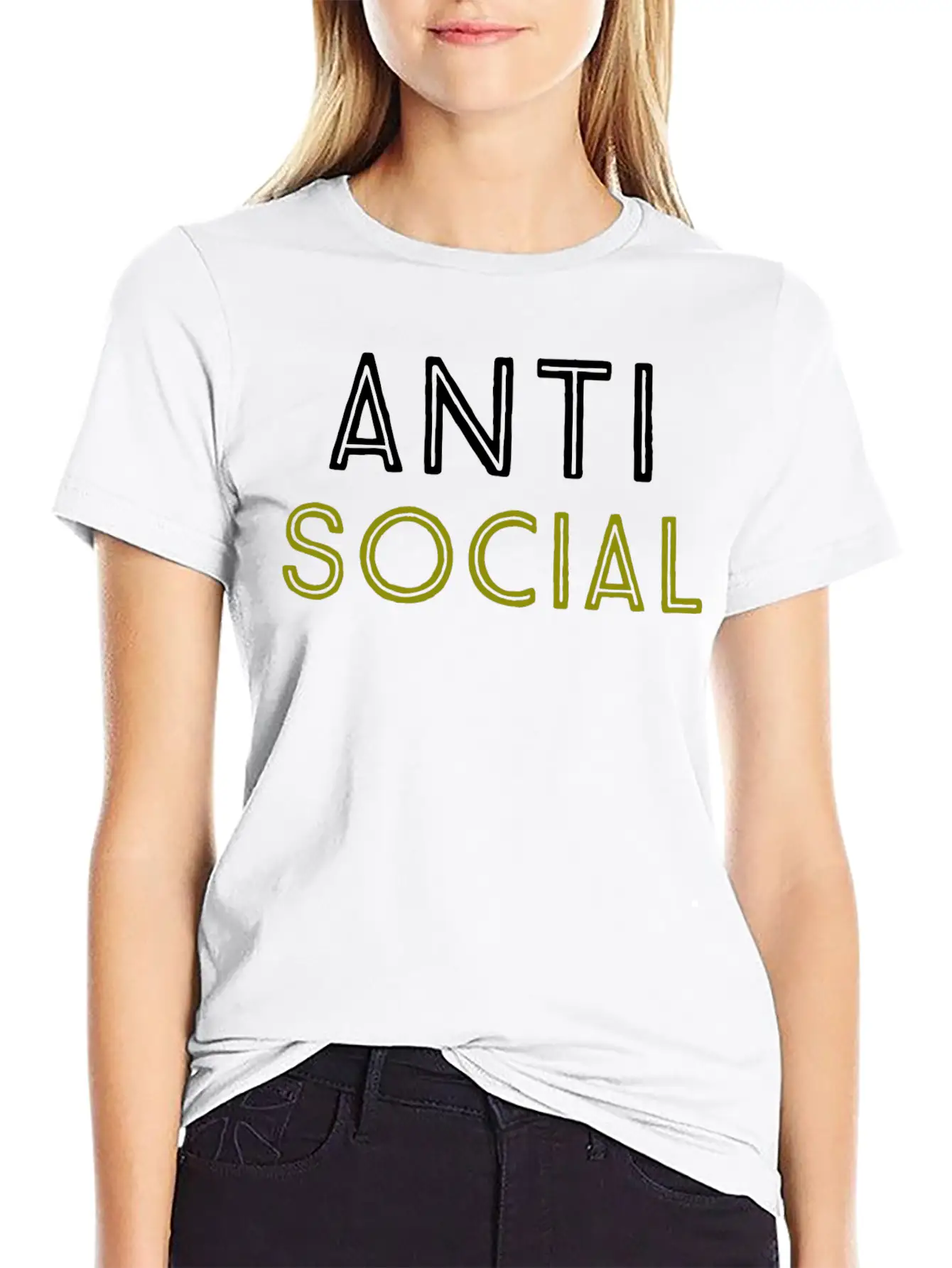 AntiSocial Timeless Short Sleeve Tee – Comfy And Minimalist Design