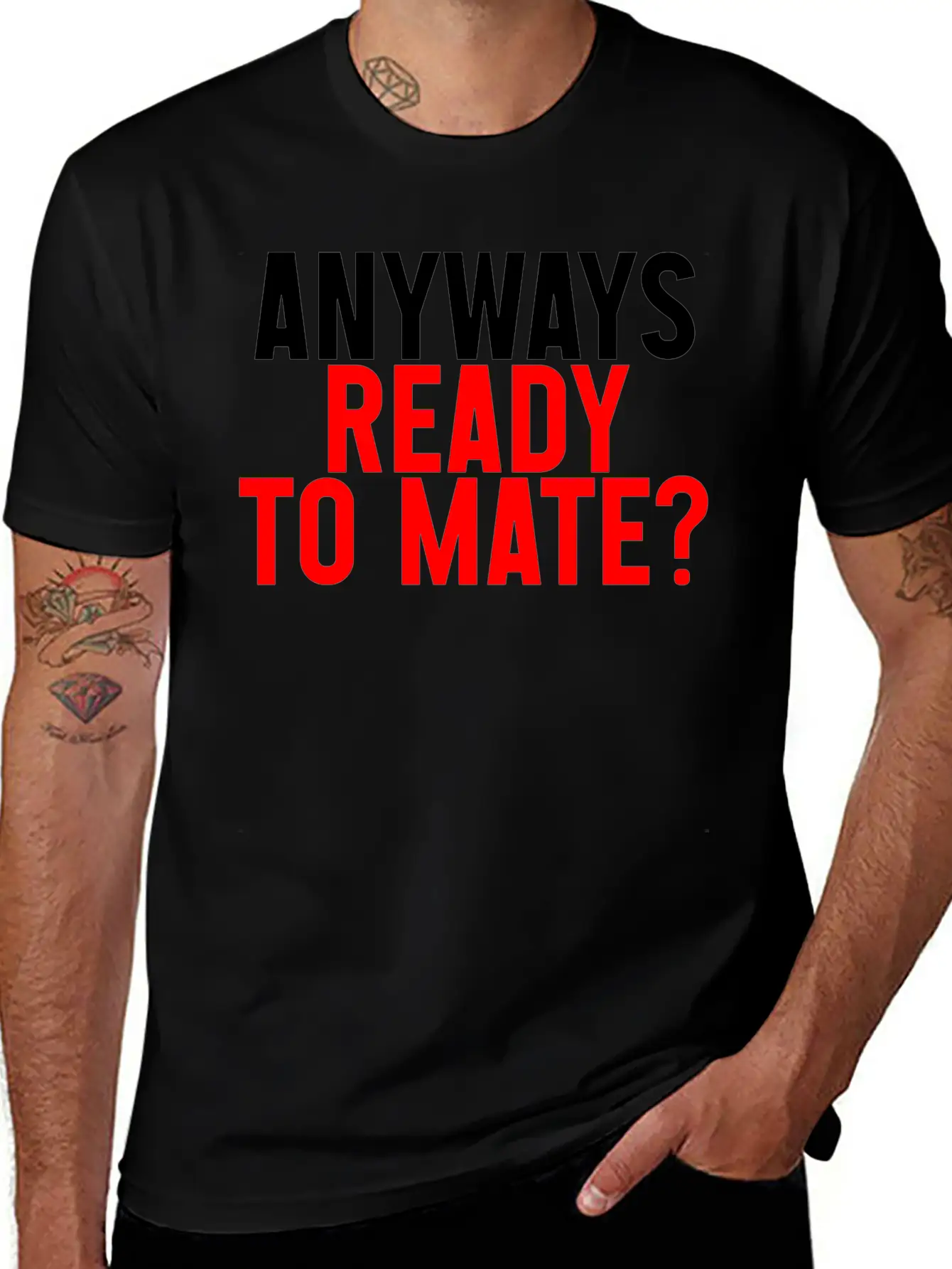 Anyways Ready To Mate 2 Timeless Short Sleeve Tee – Comfy And Minimalist Design