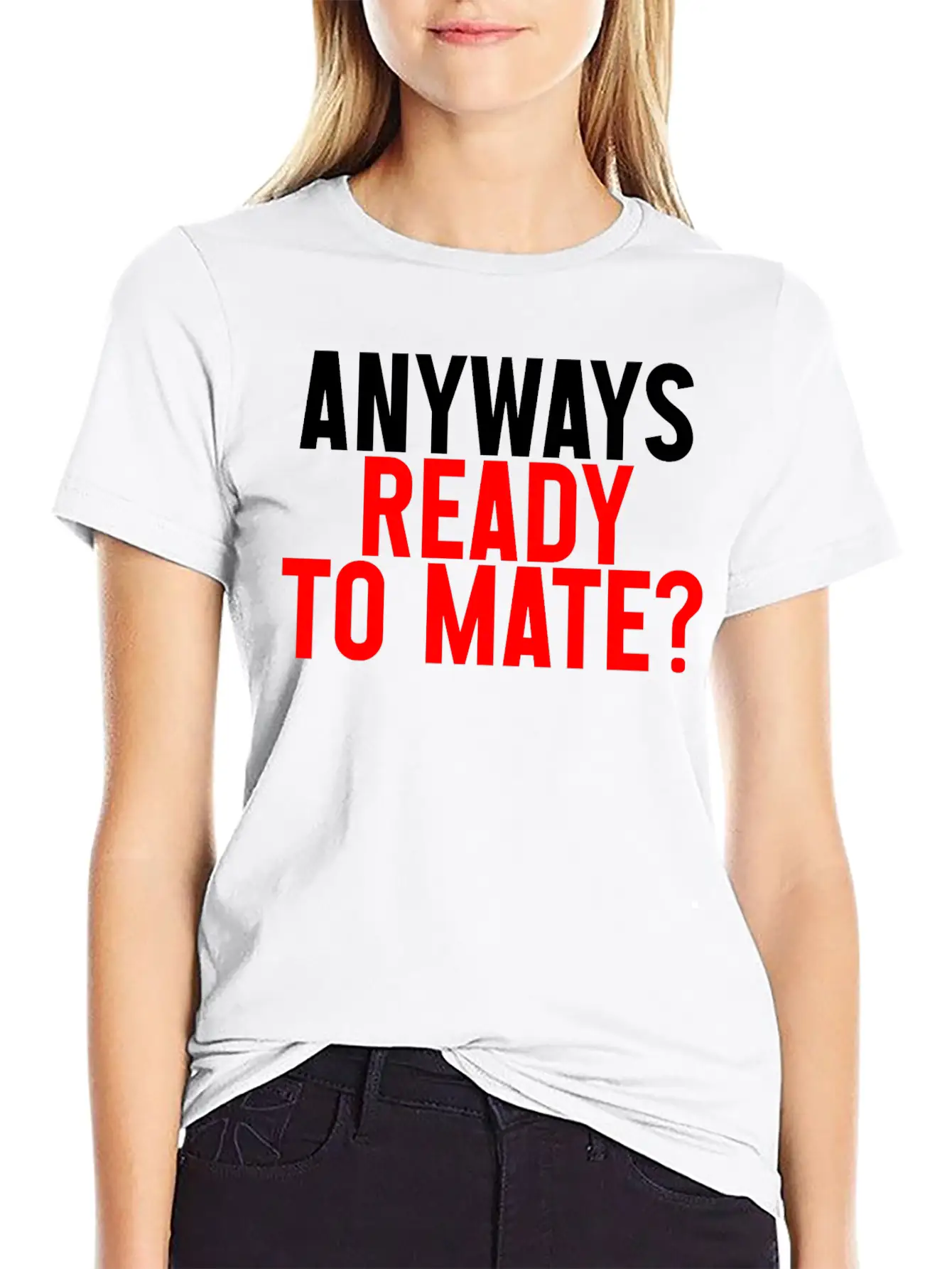 Anyways Ready To Mate 2 Timeless Short Sleeve Tee – Comfy And Minimalist Design