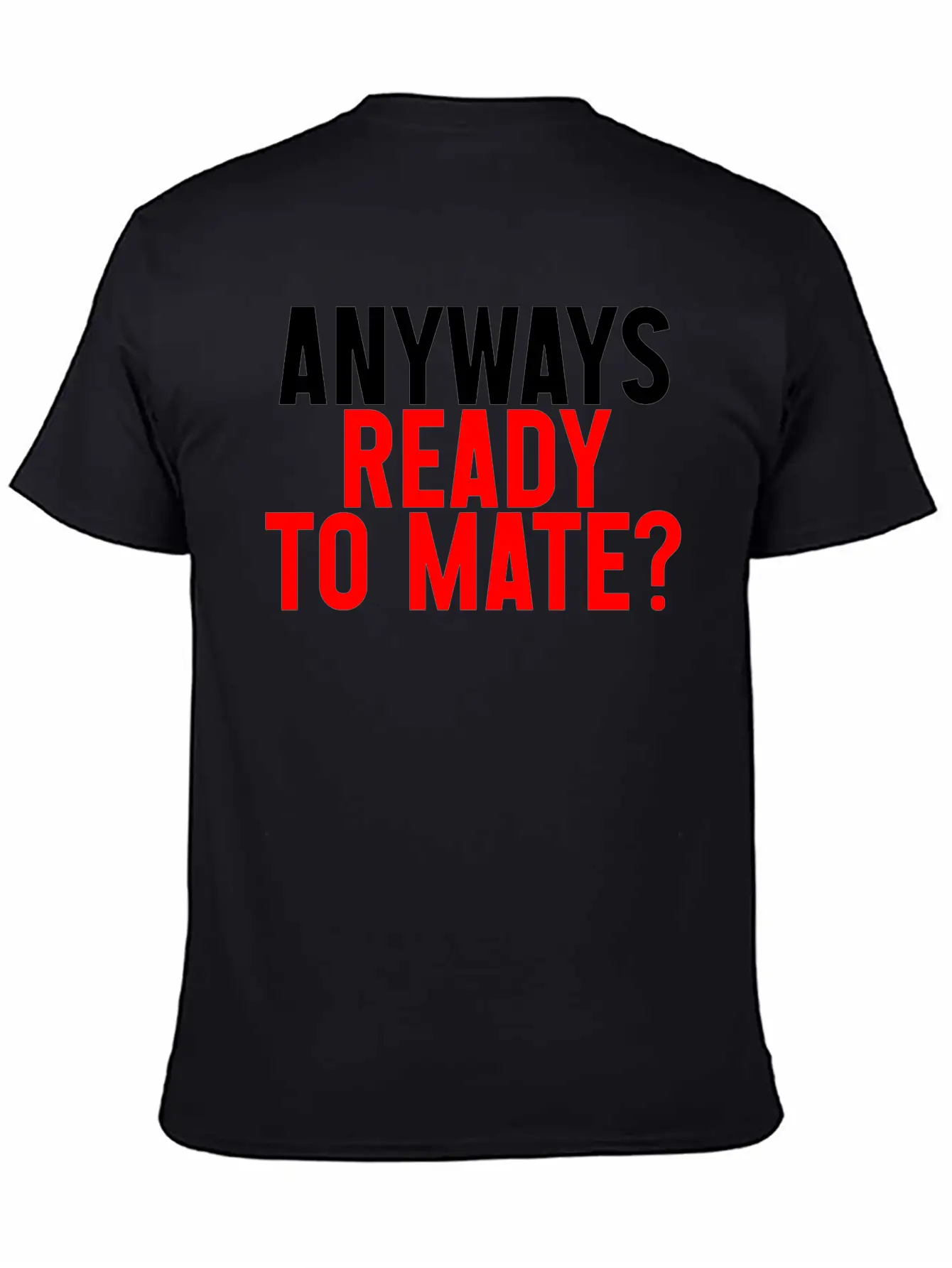 Anyways Ready To Mate 2 Timeless Short Sleeve Tee – Comfy And Minimalist Design