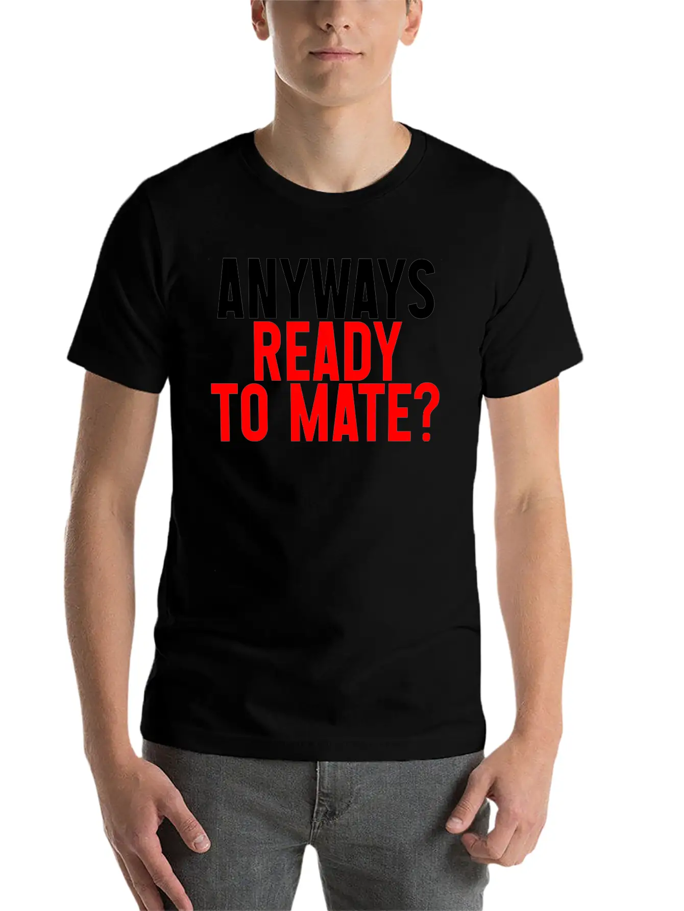 Anyways Ready To Mate 2 Timeless Short Sleeve Tee – Comfy And Minimalist Design