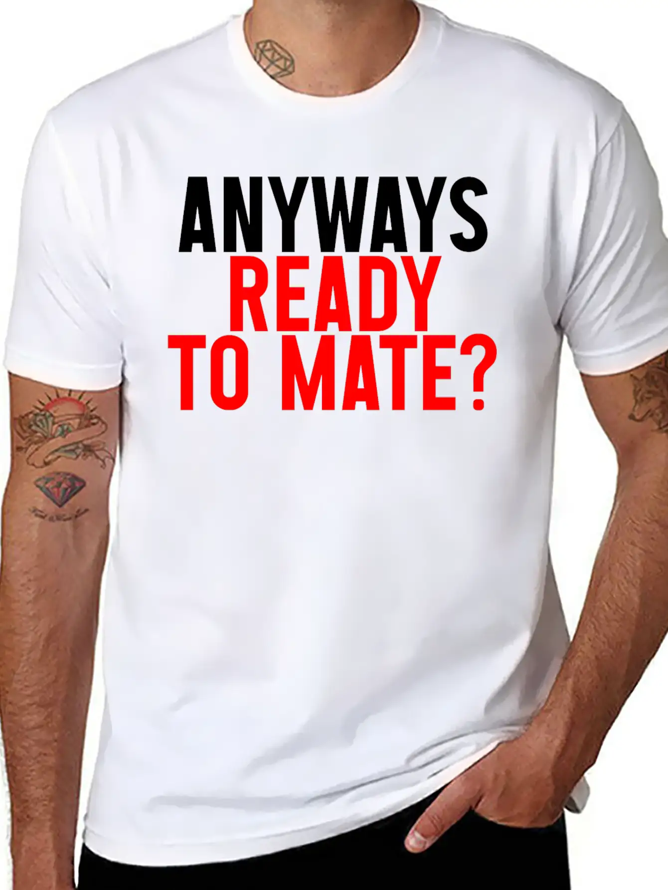 Anyways Ready To Mate 2 Timeless Short Sleeve Tee – Comfy And Minimalist Design