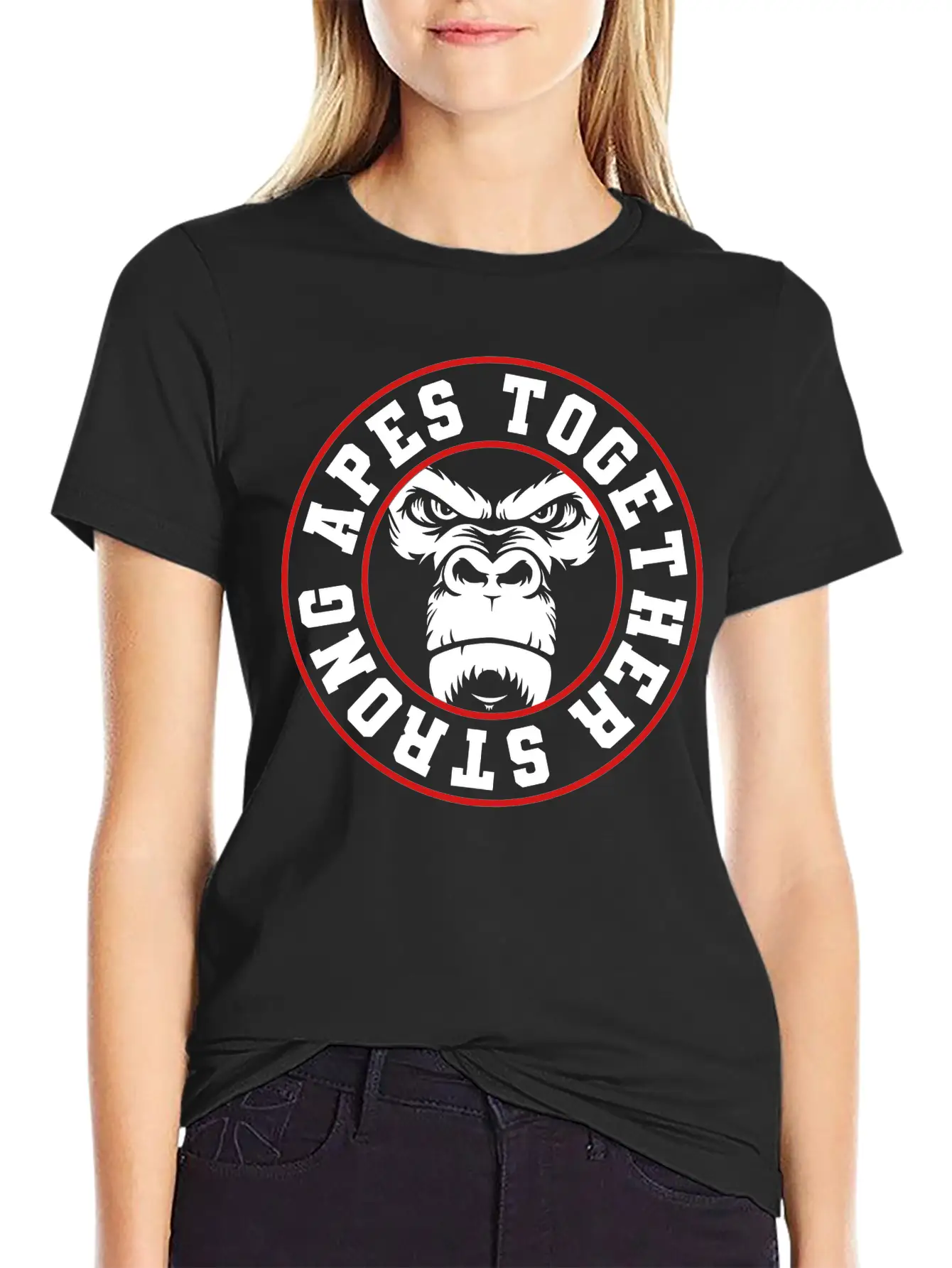 APES TOGETHER STRONG Stylish Everyday T-Shirt – Unisex Basic Cotton Tee