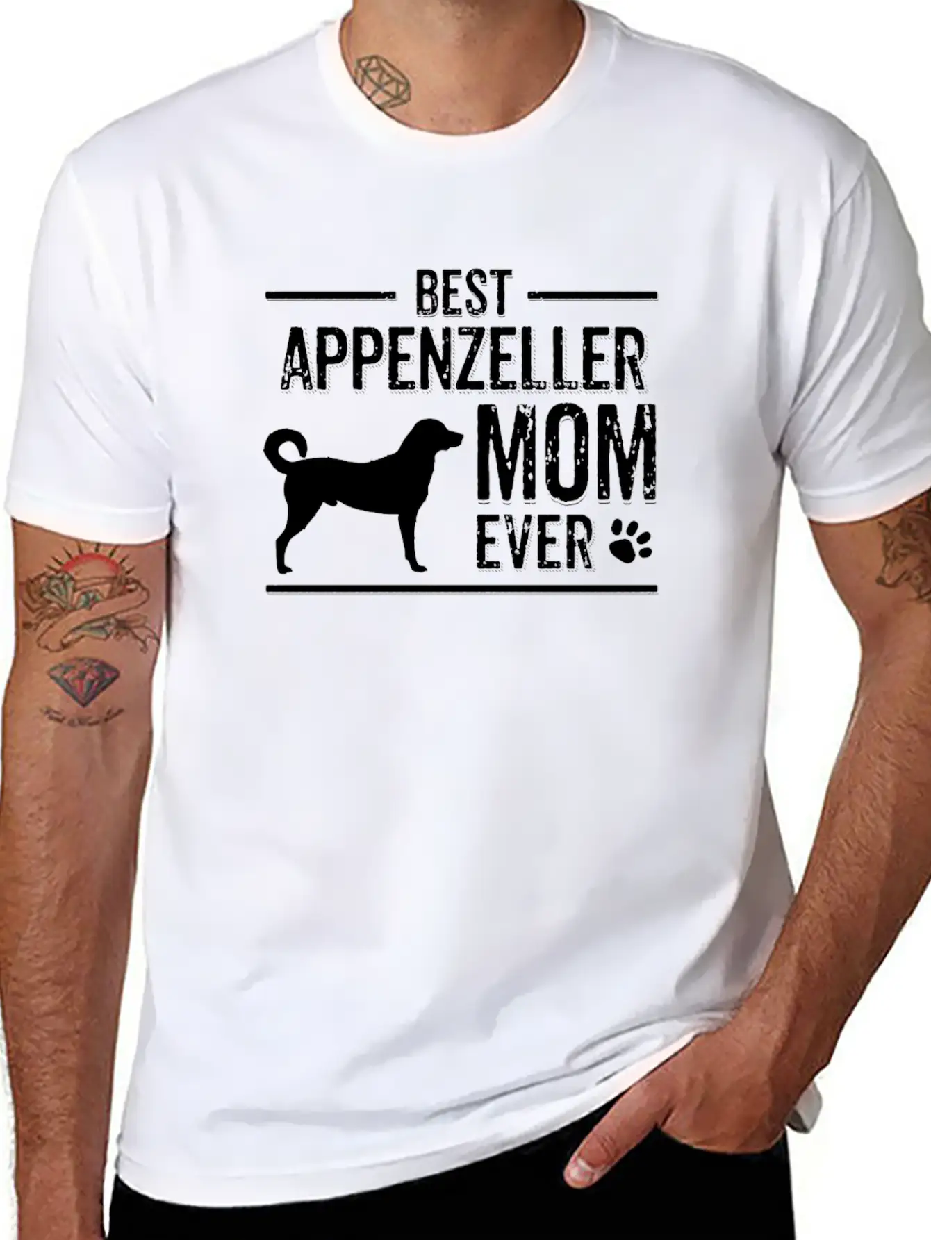 Appenzeller Dog Owner Sennenhund Dog Lover Gift Unisex Casual T-Shirt – Clean Design For Daily Comfort