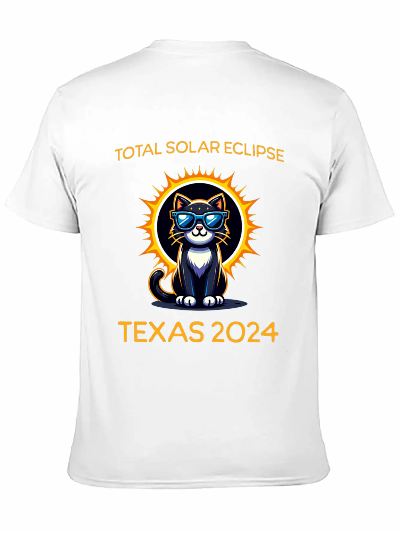 April 8 Total Solar Eclipse America Texas Comfortable Minimalist Graphic Tee – Summer Style Essential