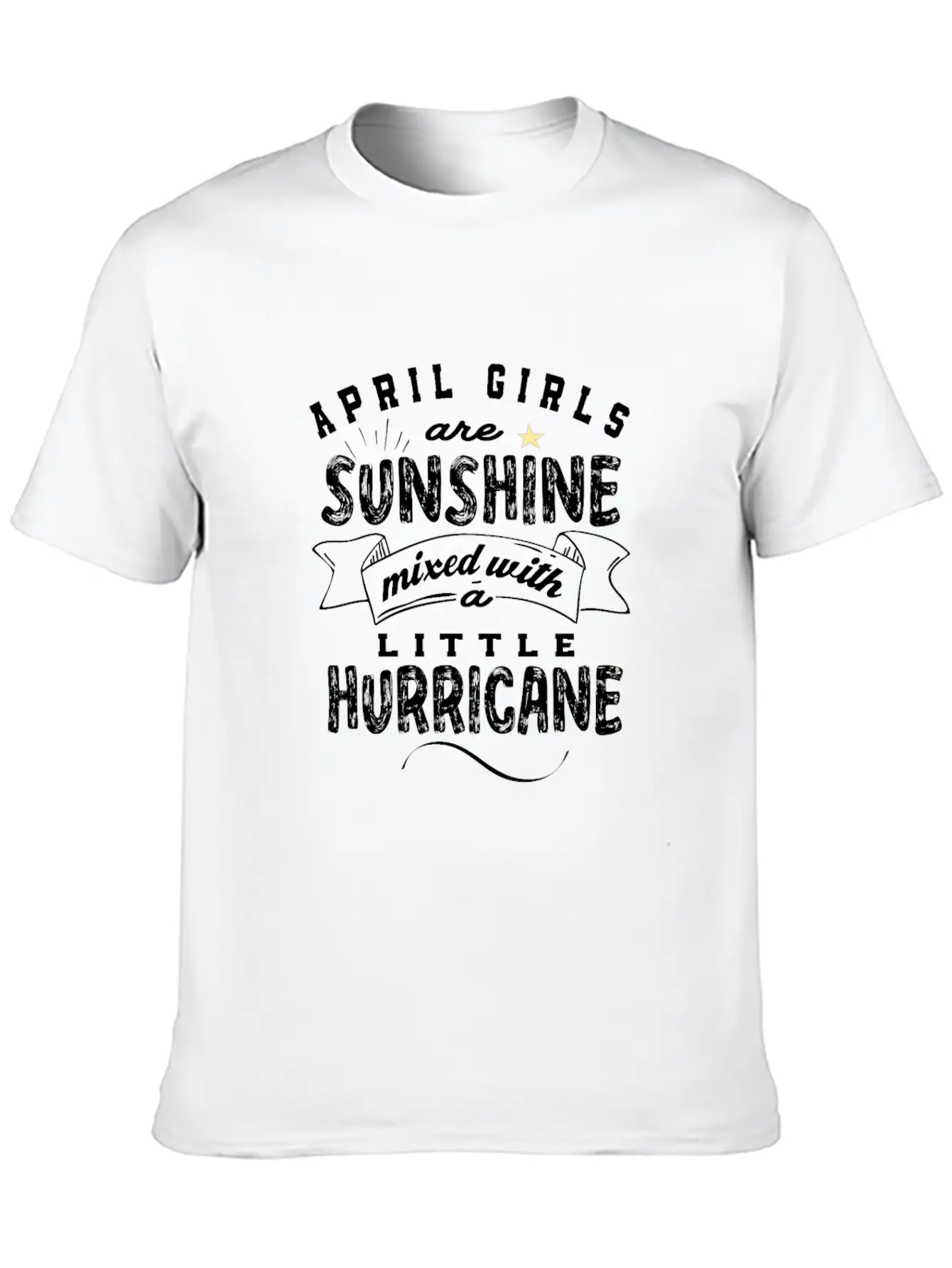 April Girls Are Sunshine Mixed With A Little Essential Unisex Summer Tee – Soft Cotton Casual Fit