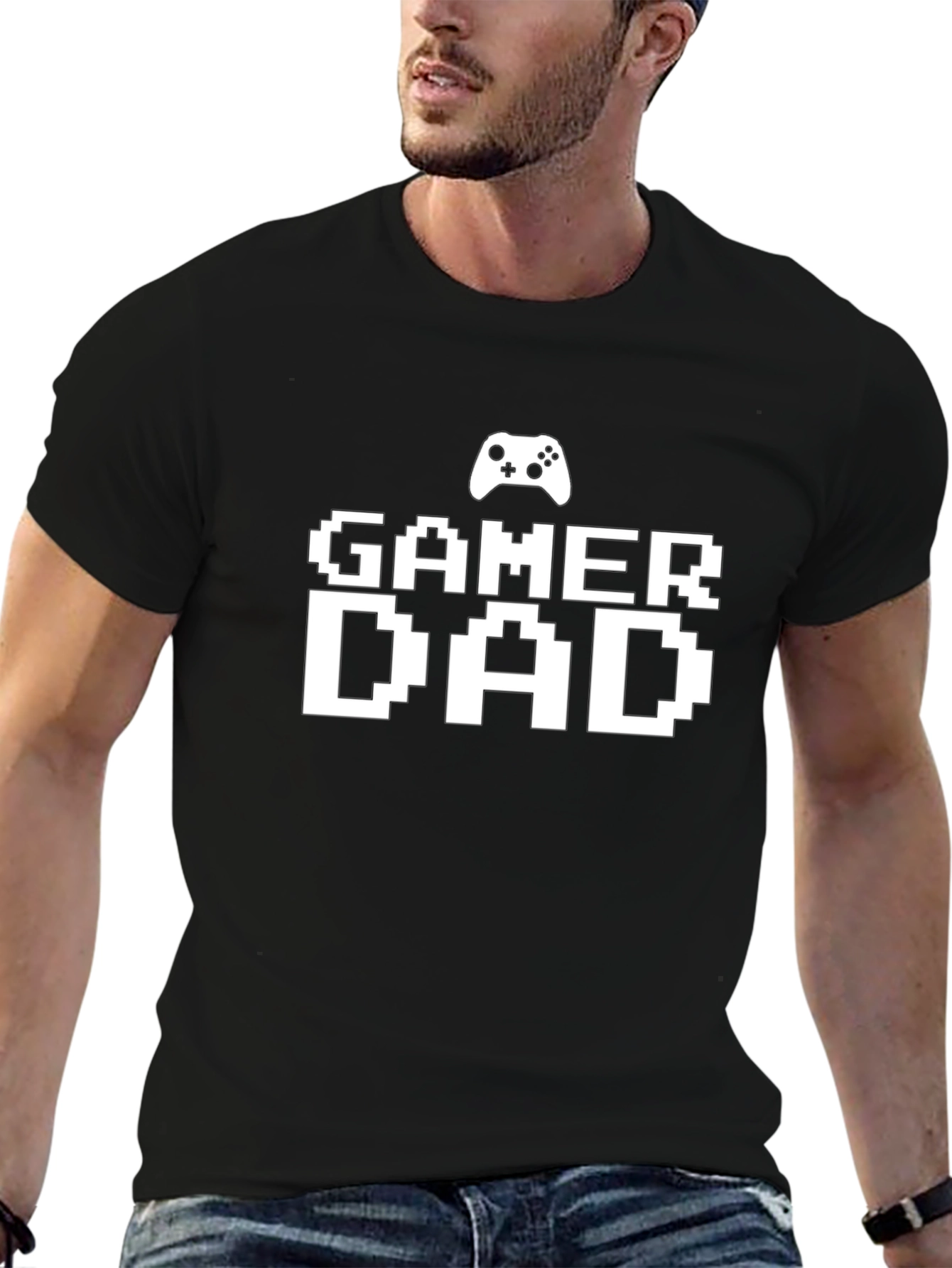 Gamer Dad Black T-Shirt
