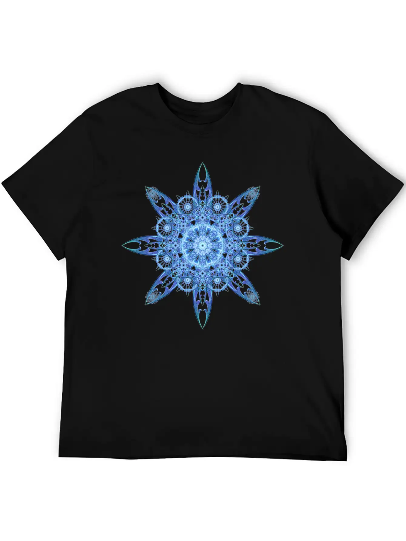 Aquis Mandala Timeless Short Sleeve Tee – Comfy And Minimalist Design