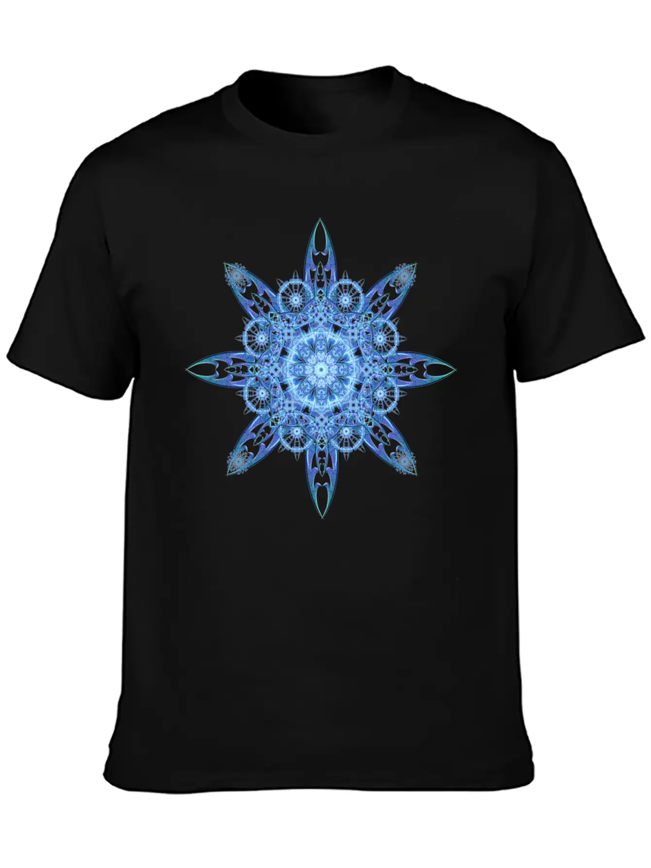 Aquis Mandala Timeless Short Sleeve Tee – Comfy And Minimalist Design
