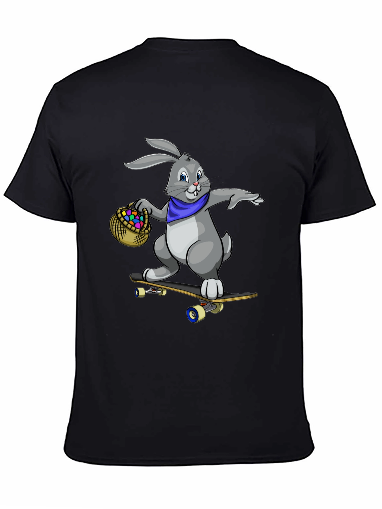 Skateboarding Easter Bunny Graphic Tee