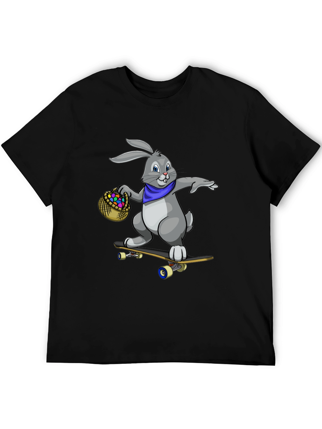 Skateboarding Easter Bunny Graphic Tee