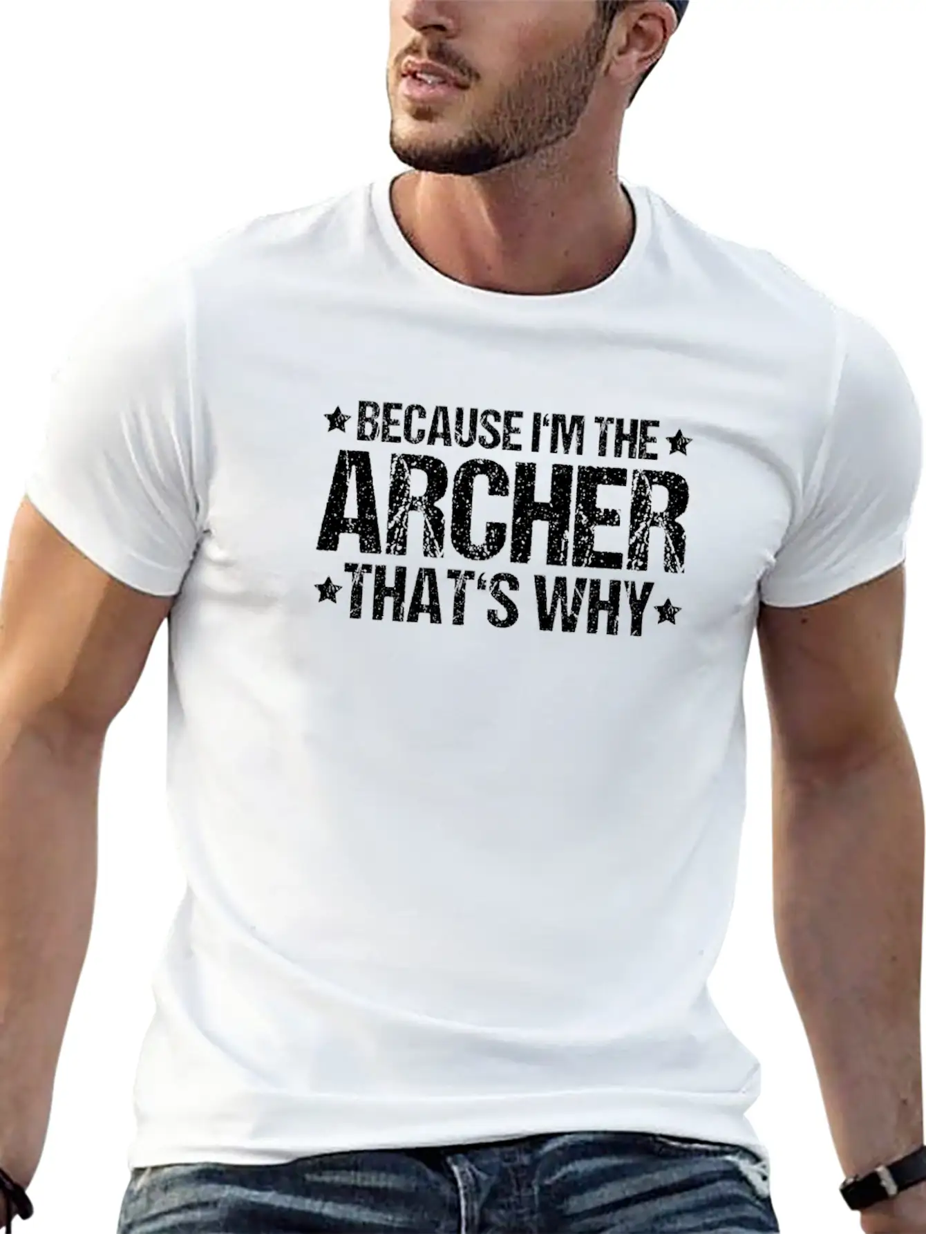 Archer Archery Bow Hunting Bowman Arrow Bow Hunter Essential Unisex Summer Tee – Soft Cotton Casual Fit