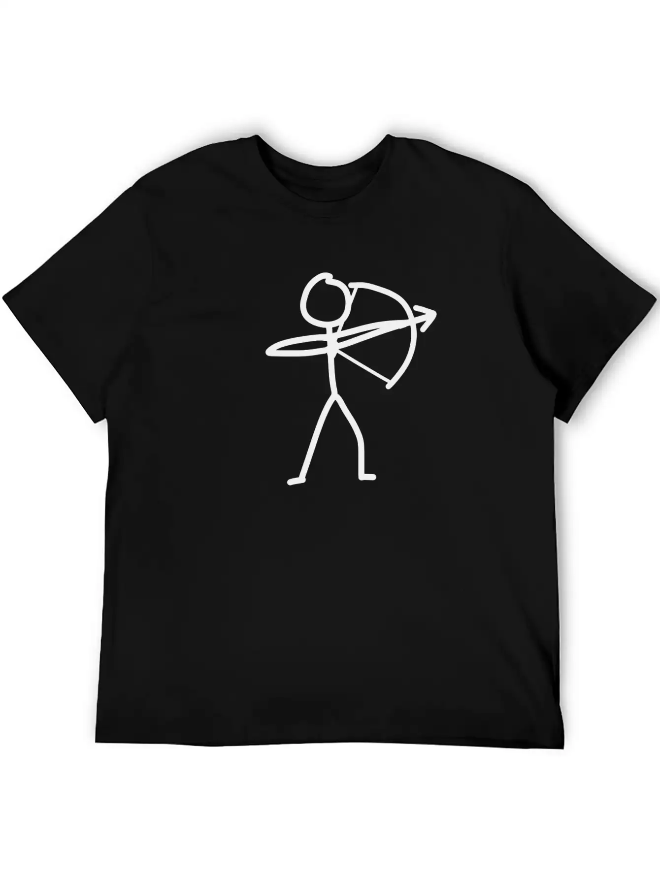 Archer Arrow Bow Unisex Short Sleeve Soft Cotton T-Shirt – Casual Everyday Wear