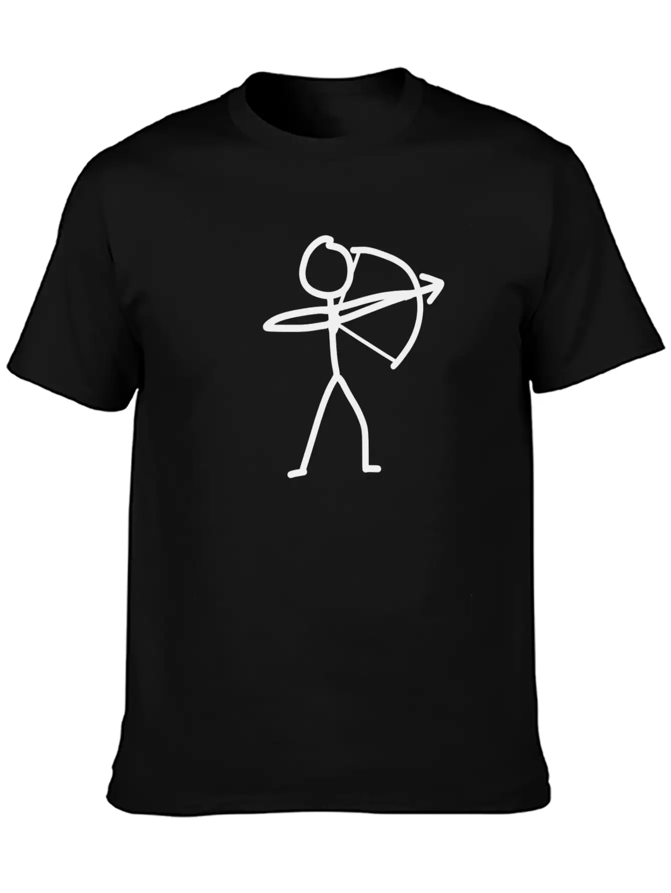 Archer Arrow Bow Unisex Short Sleeve Soft Cotton T-Shirt – Casual Everyday Wear