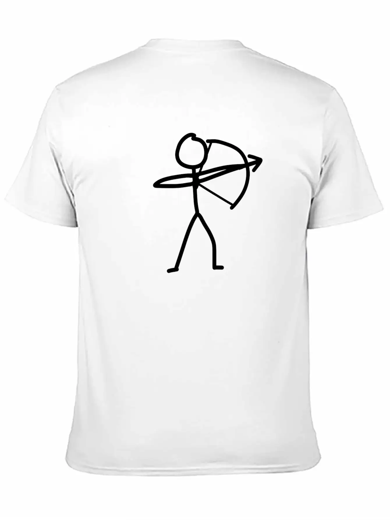 Archer Arrow Bow Unisex Short Sleeve Soft Cotton T-Shirt – Casual Everyday Wear
