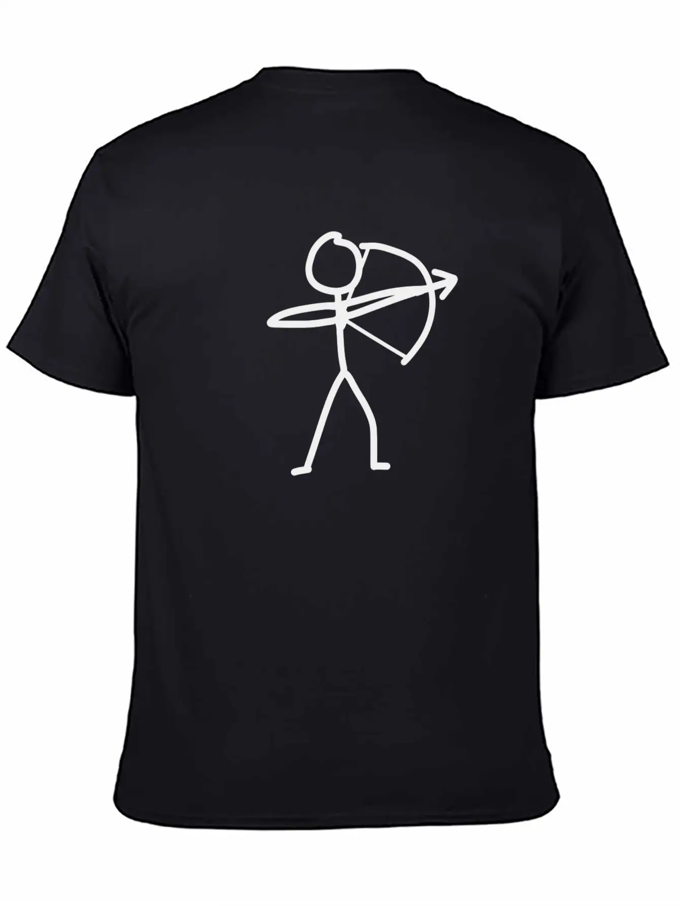 Archer Arrow Bow Unisex Short Sleeve Soft Cotton T-Shirt – Casual Everyday Wear