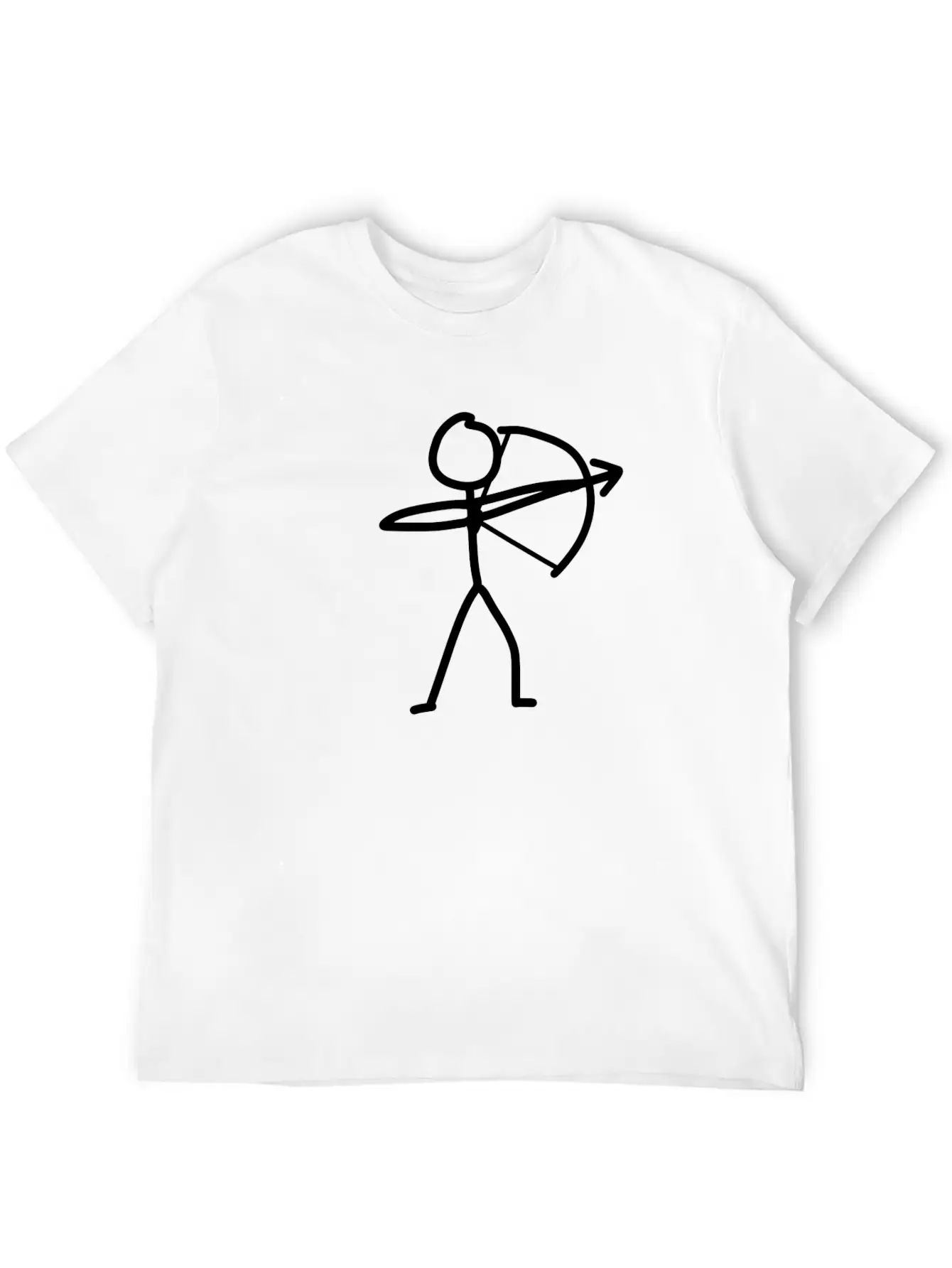 Archer Arrow Bow Unisex Short Sleeve Soft Cotton T-Shirt – Casual Everyday Wear
