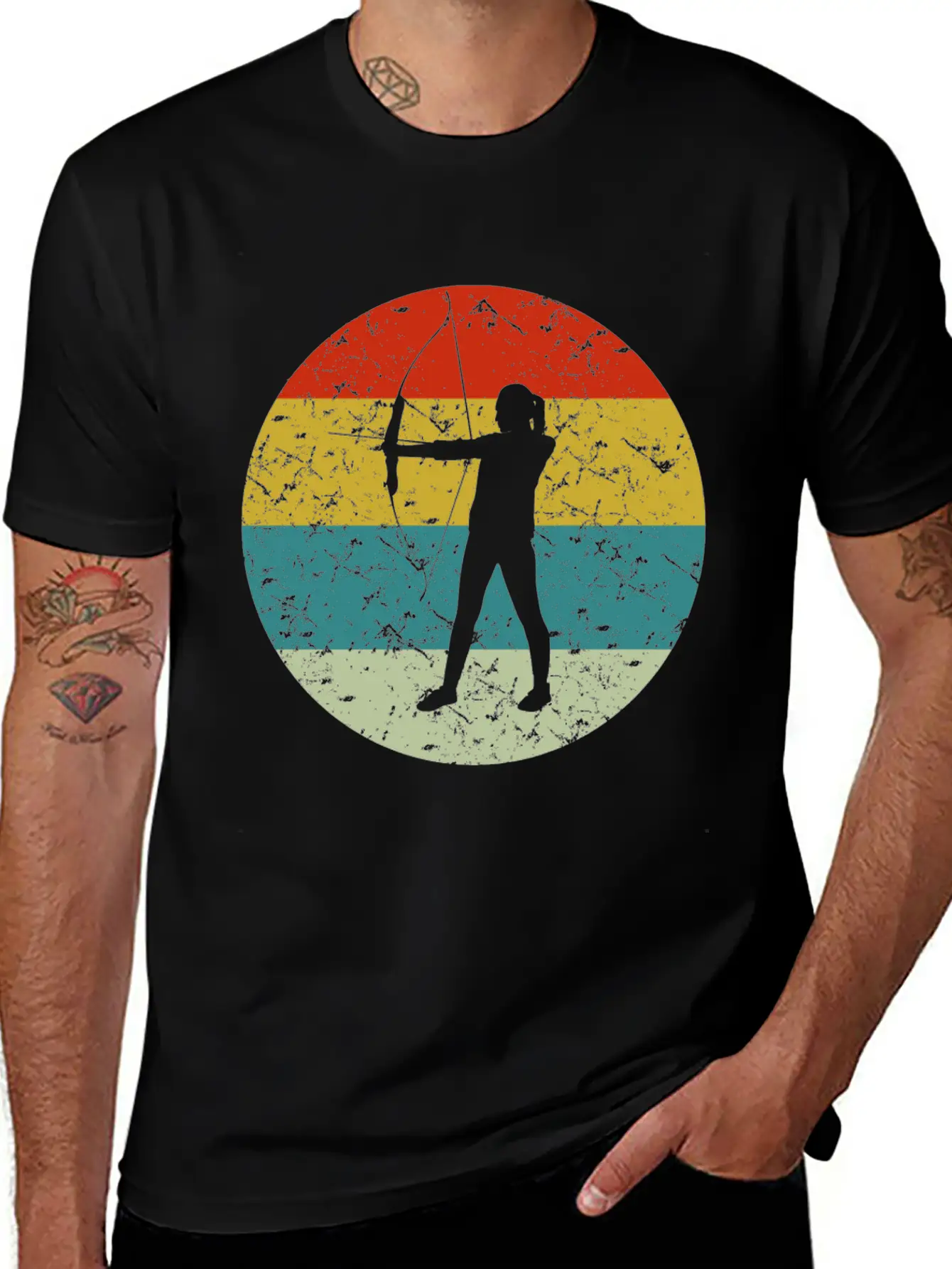Archer Retro Vintage Stylish Everyday T-Shirt – Unisex Basic Cotton Tee