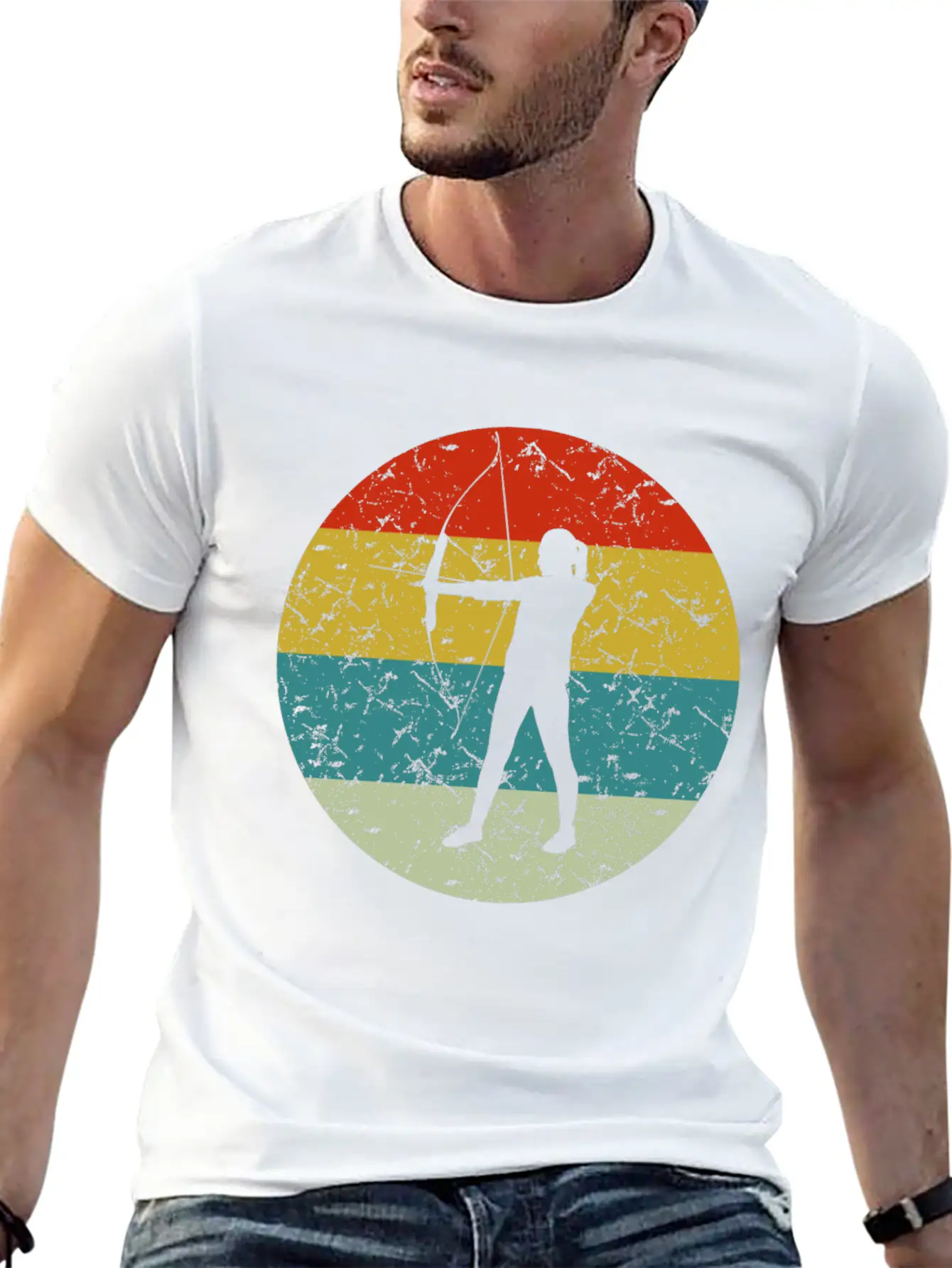 Archer Retro Vintage Stylish Everyday T-Shirt – Unisex Basic Cotton Tee