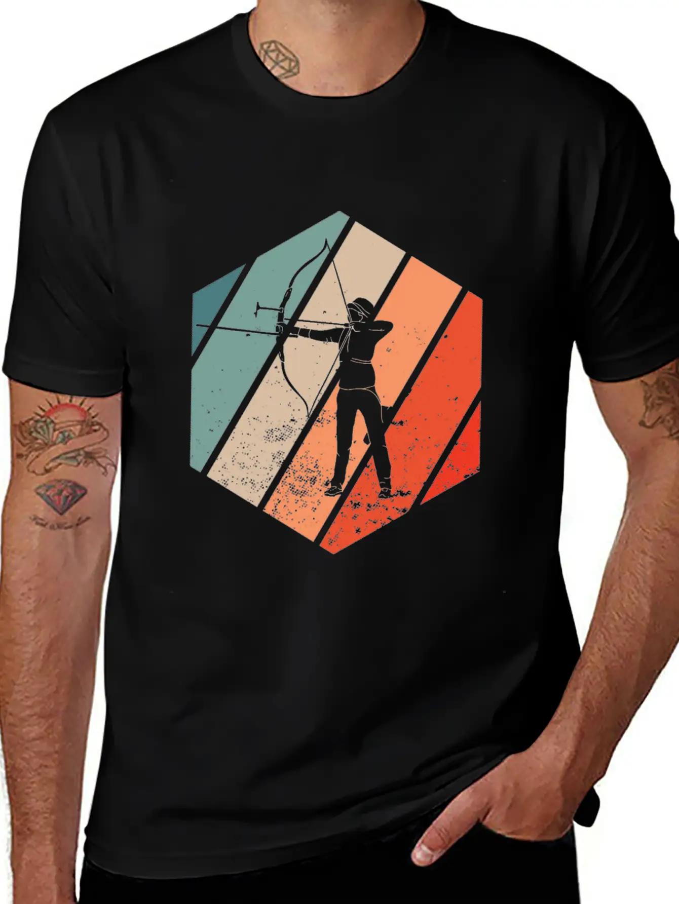 Archers Bow Hunting Archery Vintage Archer Stylish Everyday T-Shirt – Unisex Basic Cotton Tee