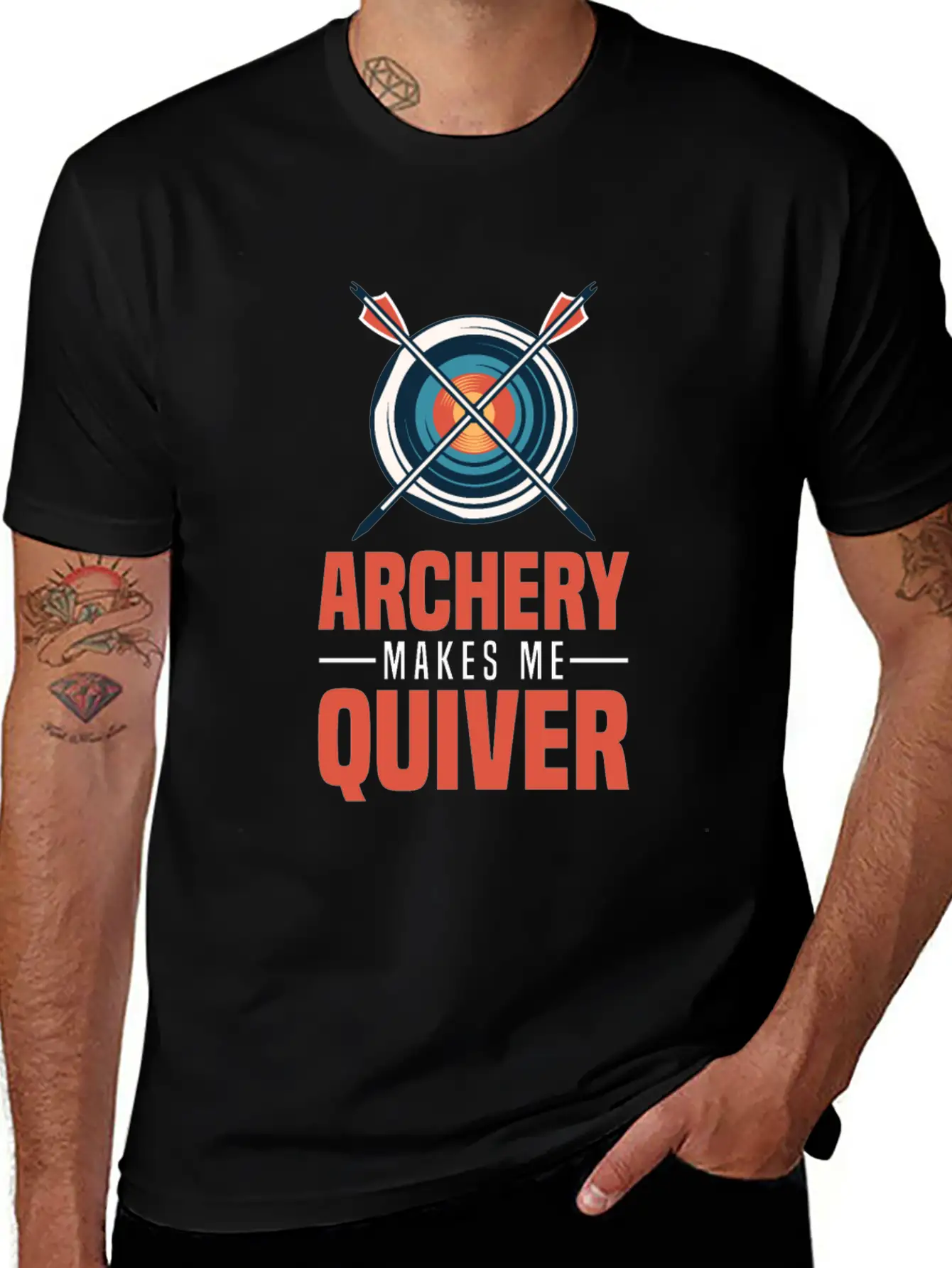 Archery Archer Bowman Unisex Short Sleeve Soft Cotton T-Shirt – Casual Everyday Wear