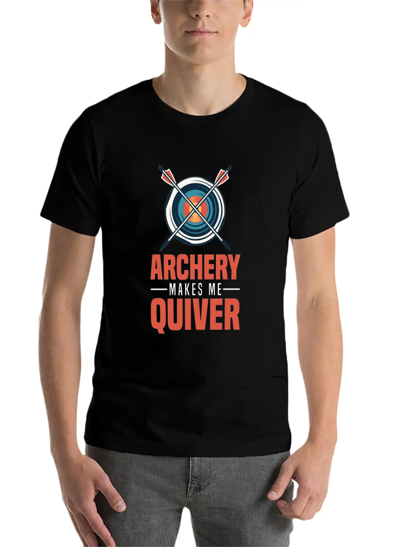 Archery Archer Bowman Unisex Short Sleeve Soft Cotton T-Shirt – Casual Everyday Wear