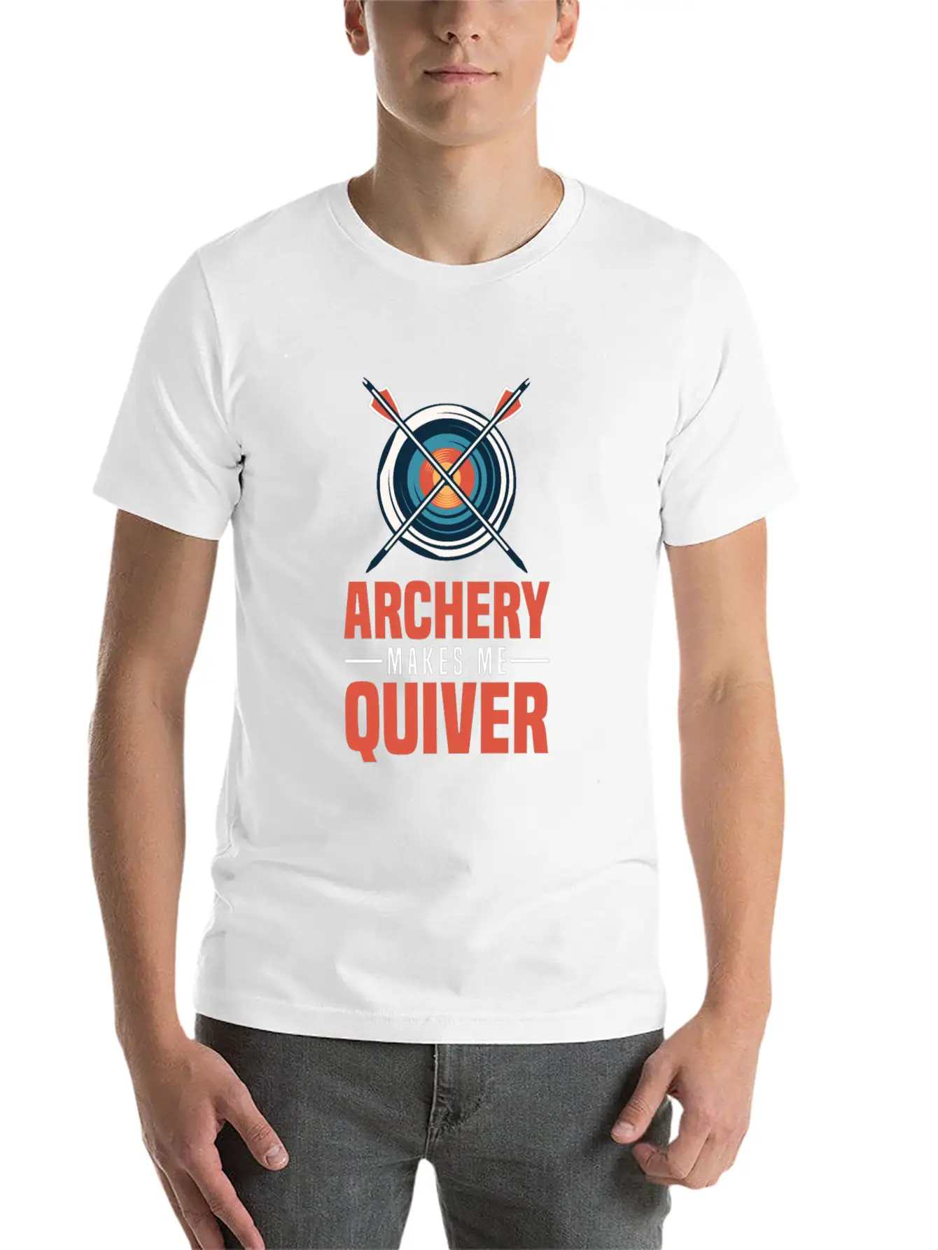 Archery Archer Bowman Unisex Short Sleeve Soft Cotton T-Shirt – Casual Everyday Wear